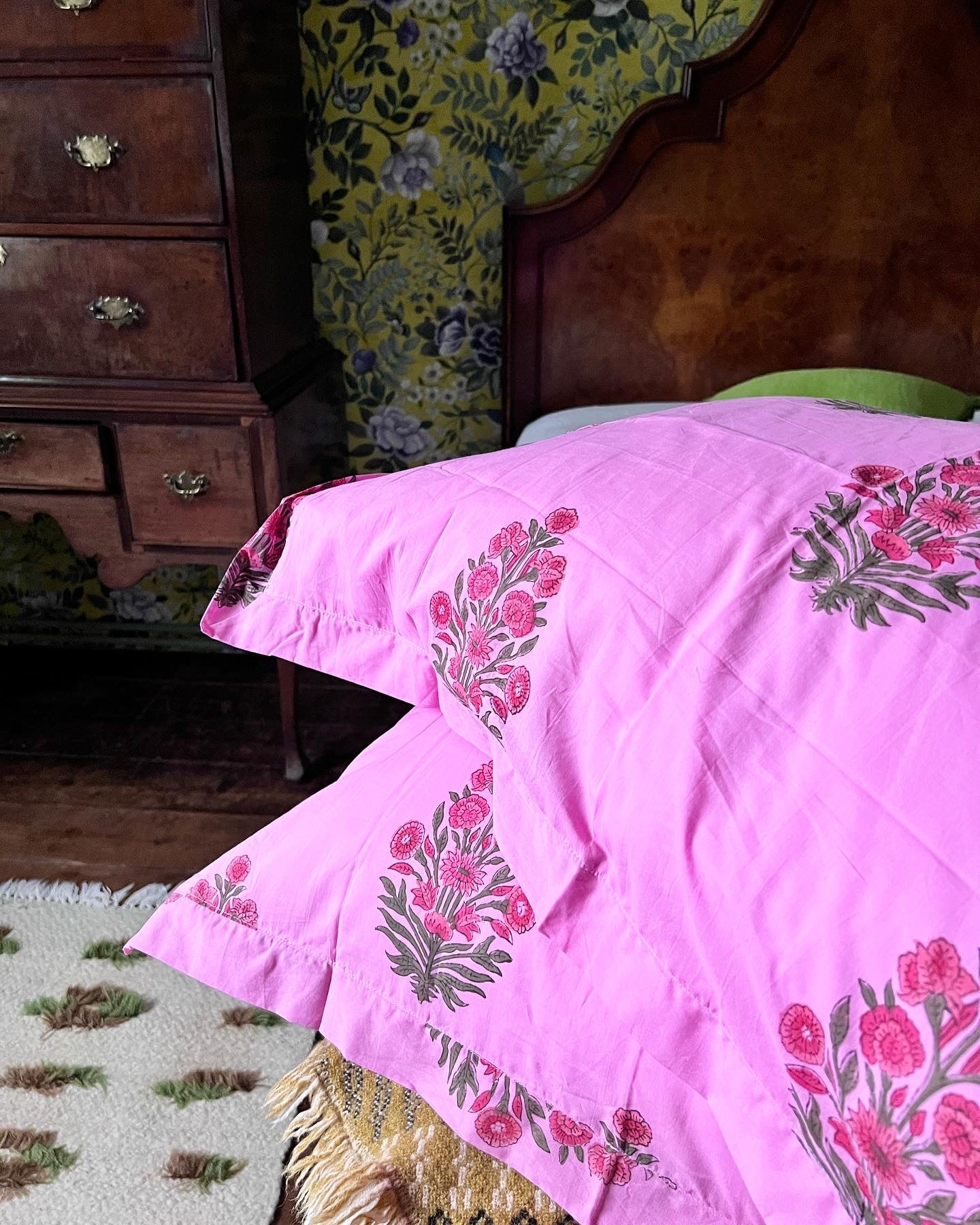 Pinkie Fern Pillow Cases (Pair)
