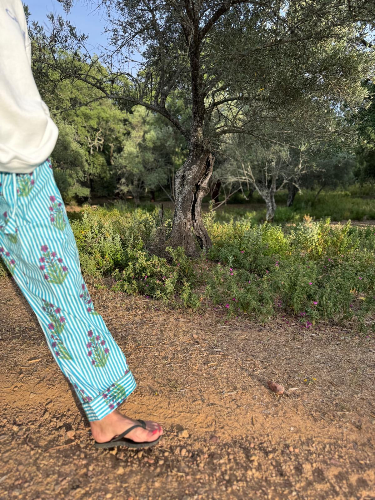 Delphine PYJAMAS Pants ~ Azure