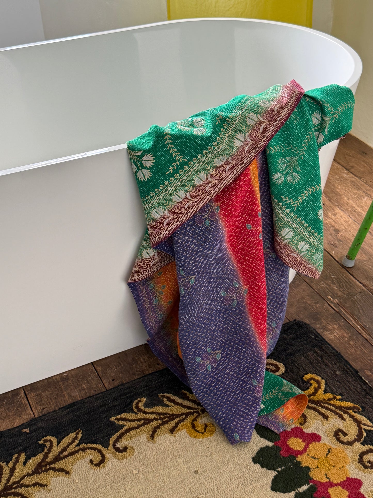 Kantha Quilt ~ Joy