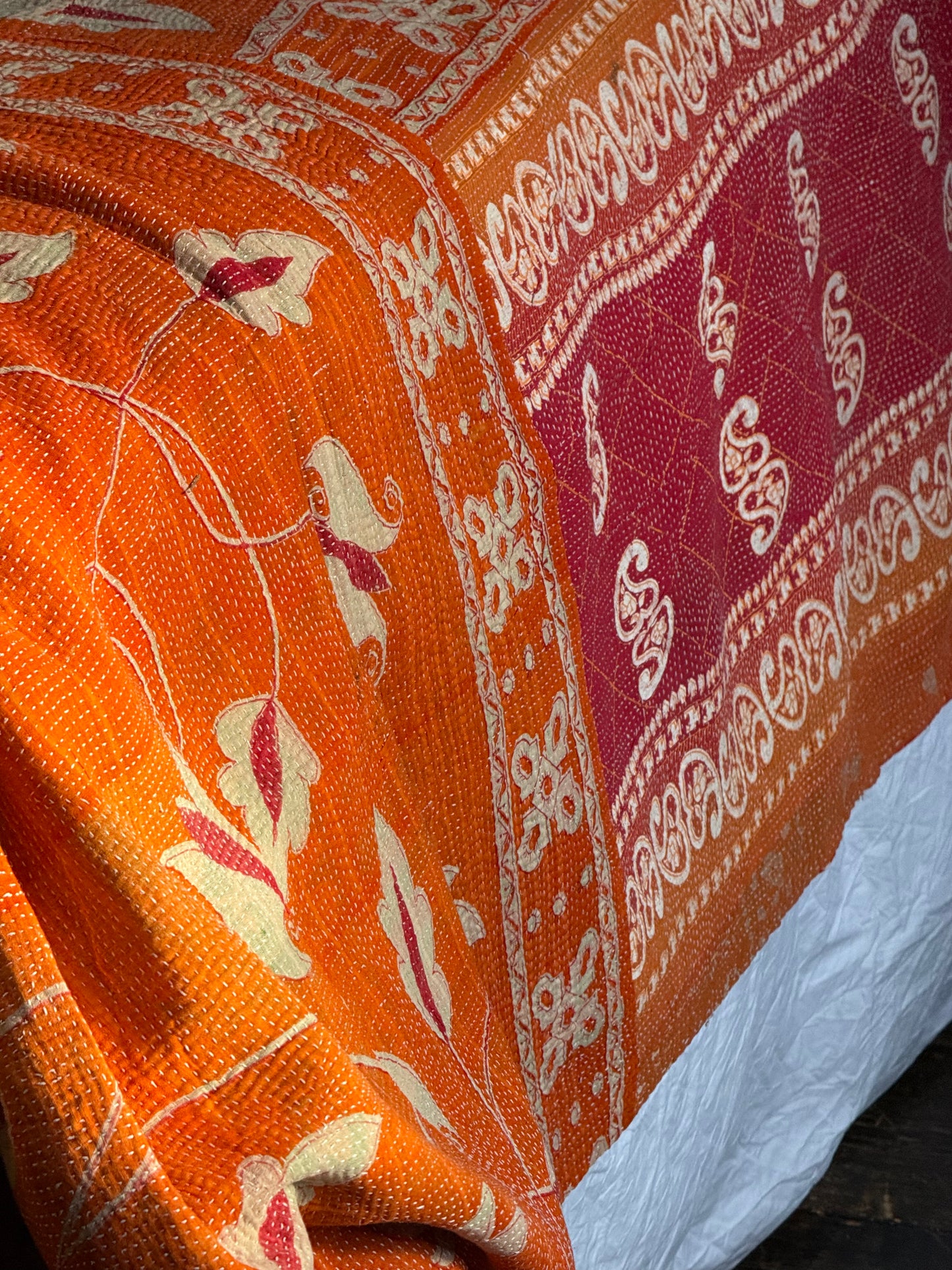 Kantha Quilt ~ Scarlette