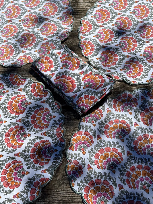 Limited Edition ~ Set of 4 table mats and napkins