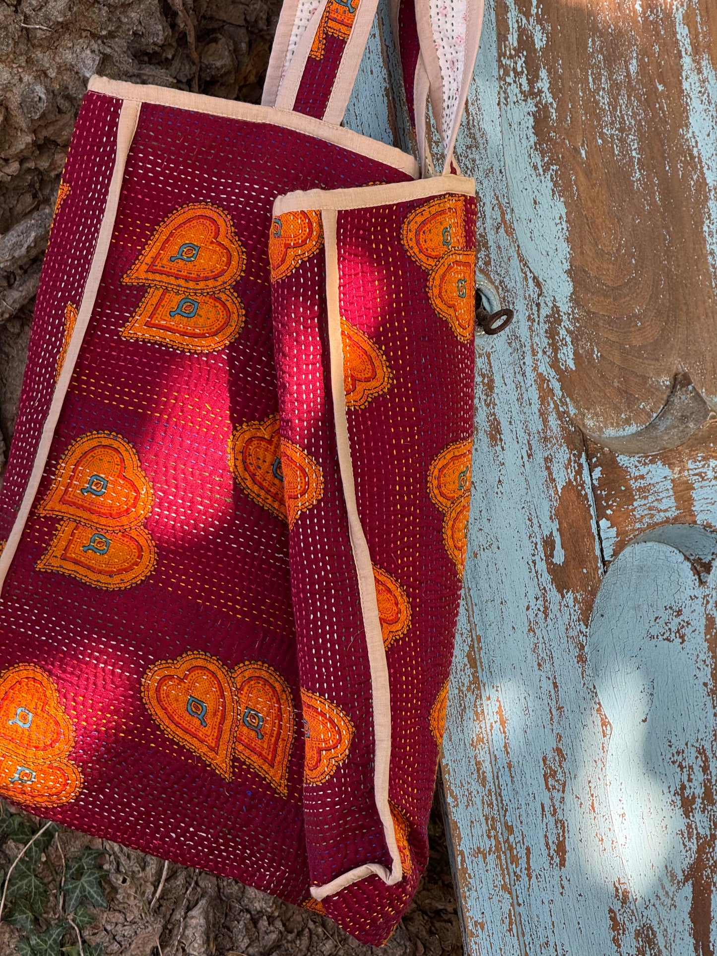 Tote Bags ~ Vintage Kantha