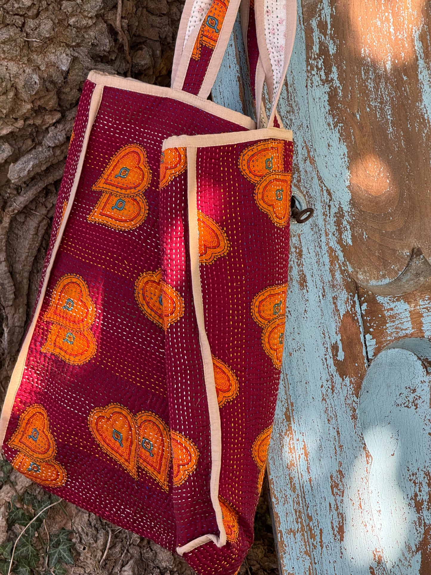 Tote Bags ~ Vintage Kantha