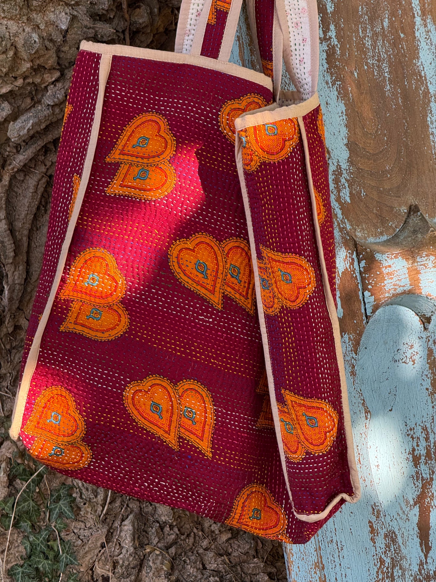 Tote Bags ~ Vintage Kantha