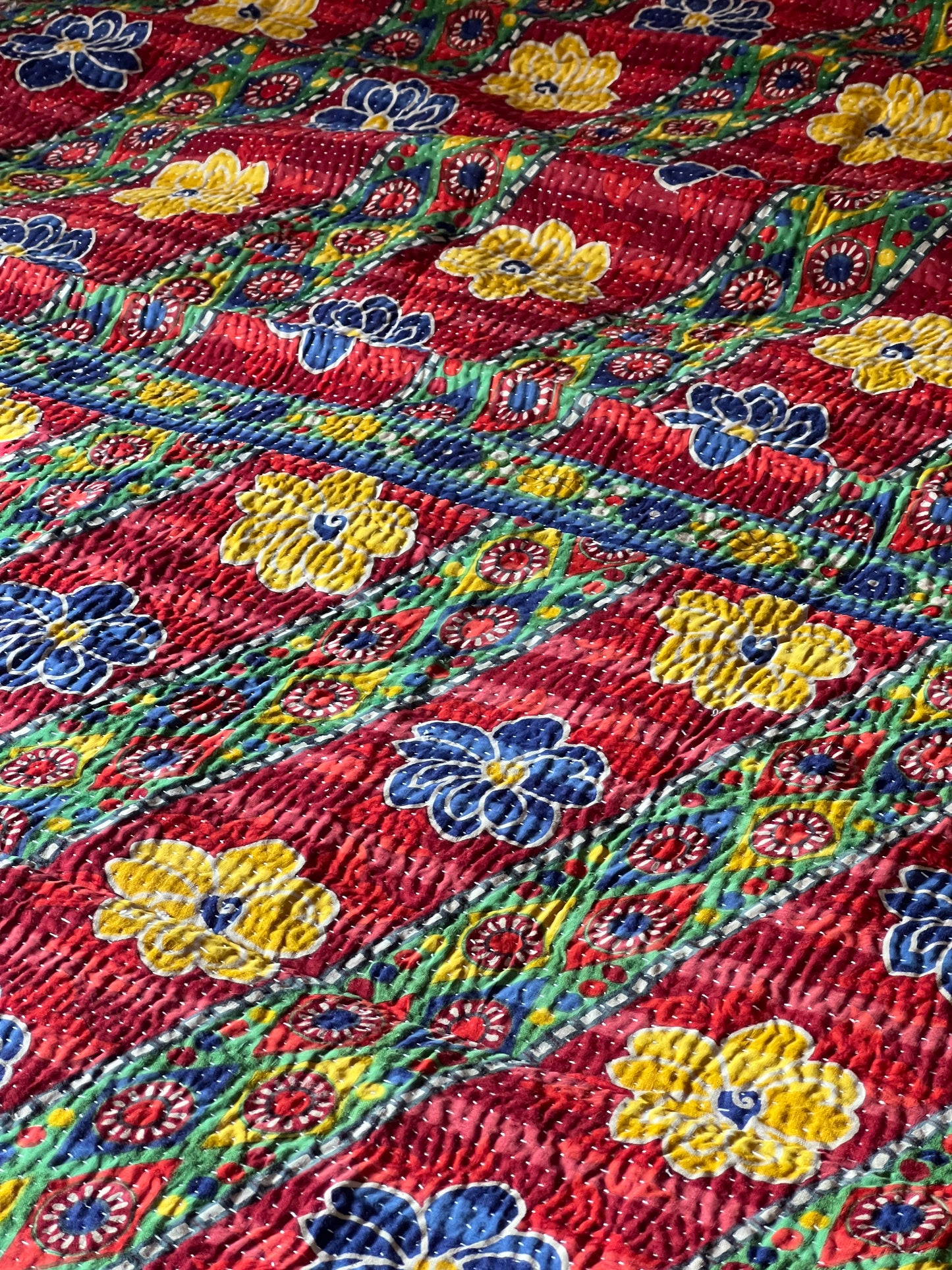 Kantha Quilt ~ Carmella