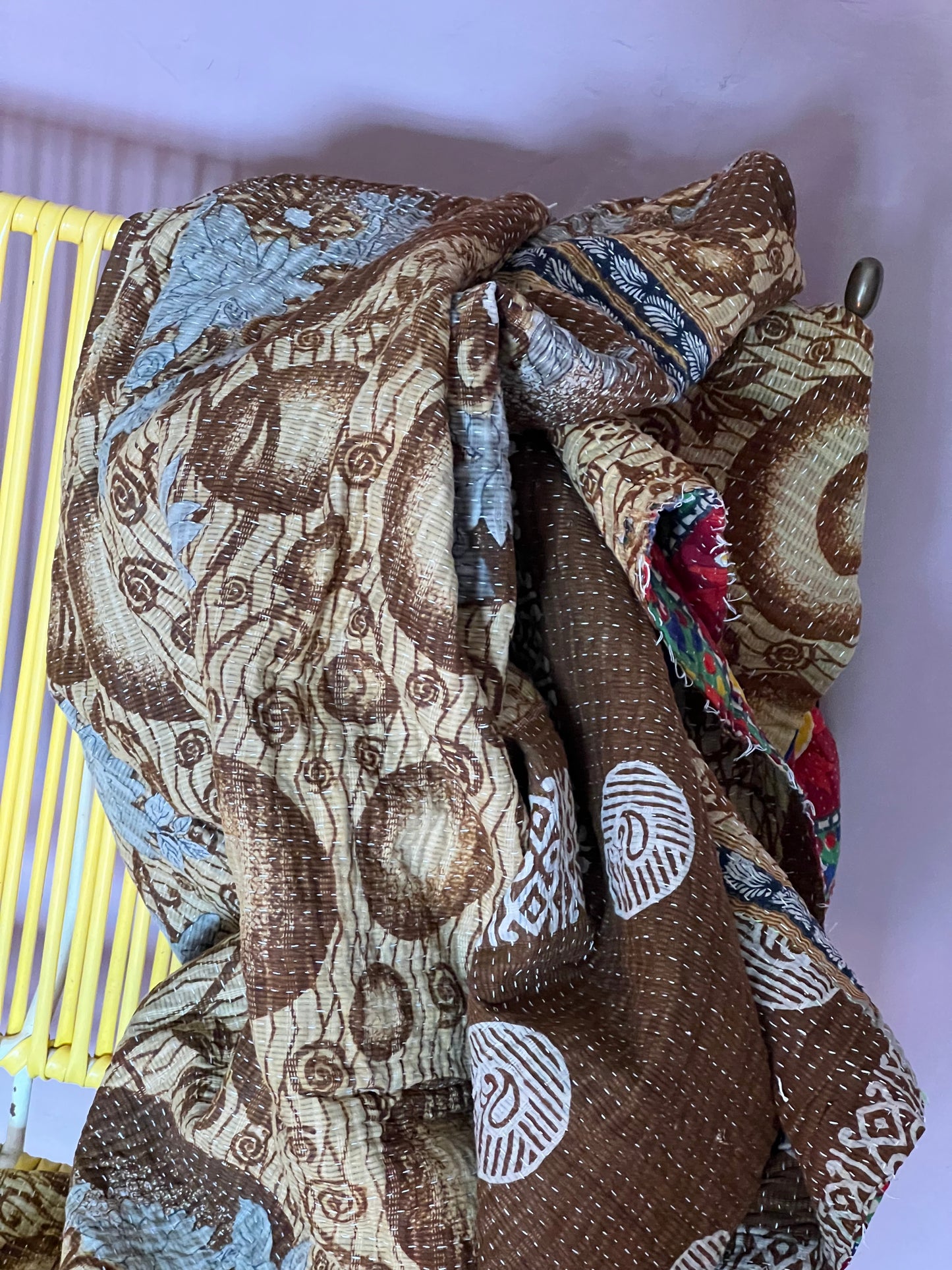 Kantha Quilt ~ Carmella