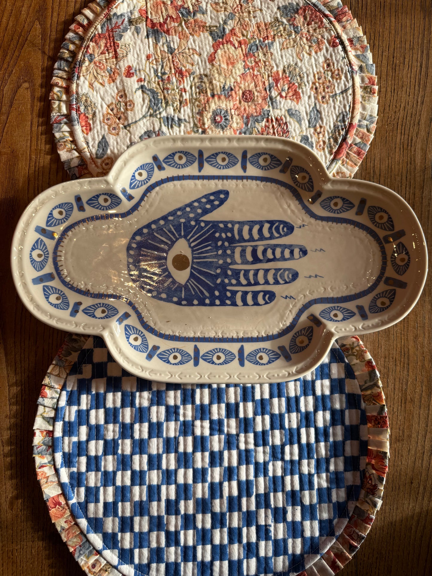 Table Linen ~ Quilted Reversible Table Mats