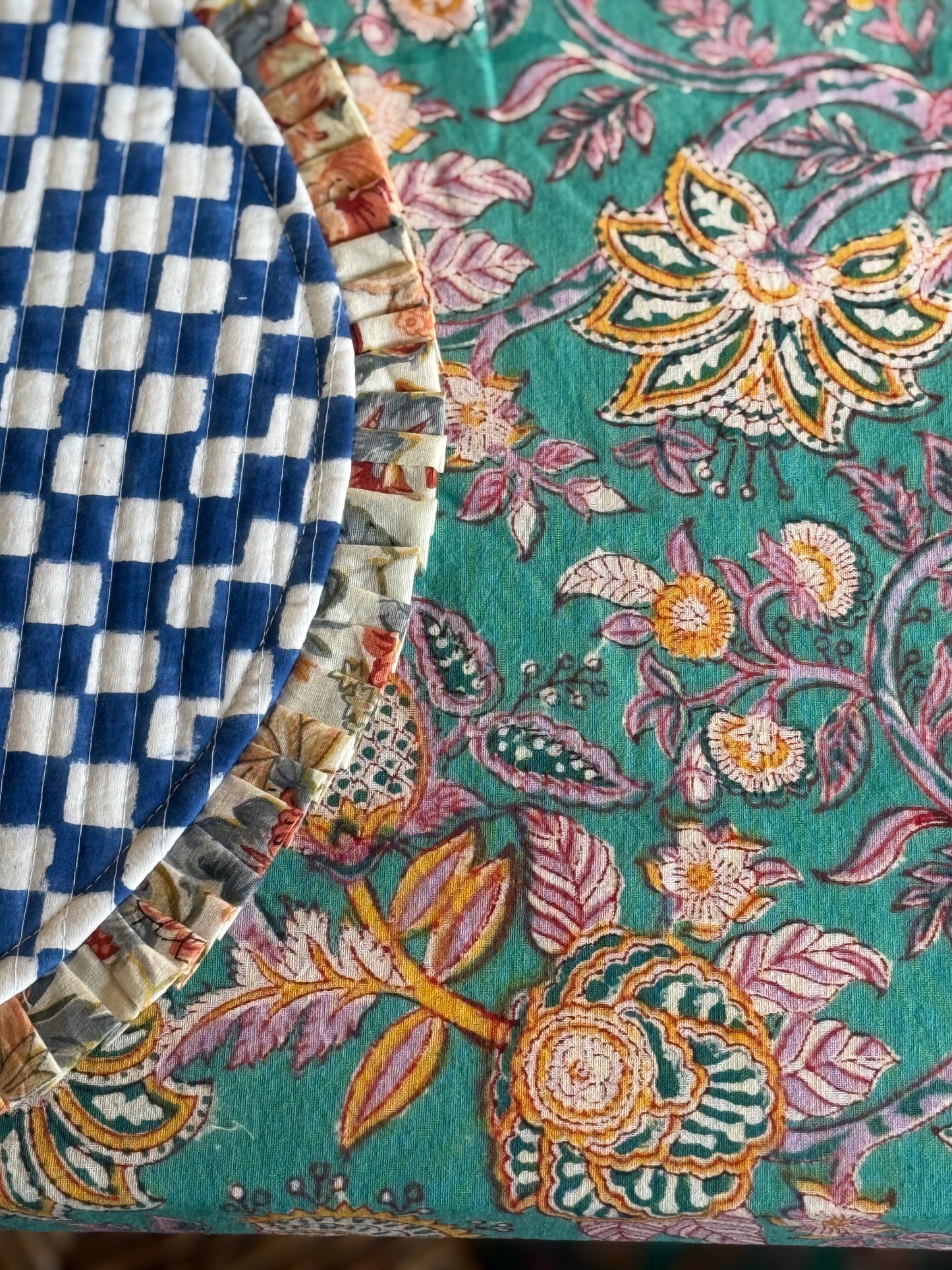 Table Linen ~ Quilted Reversible Table Mats