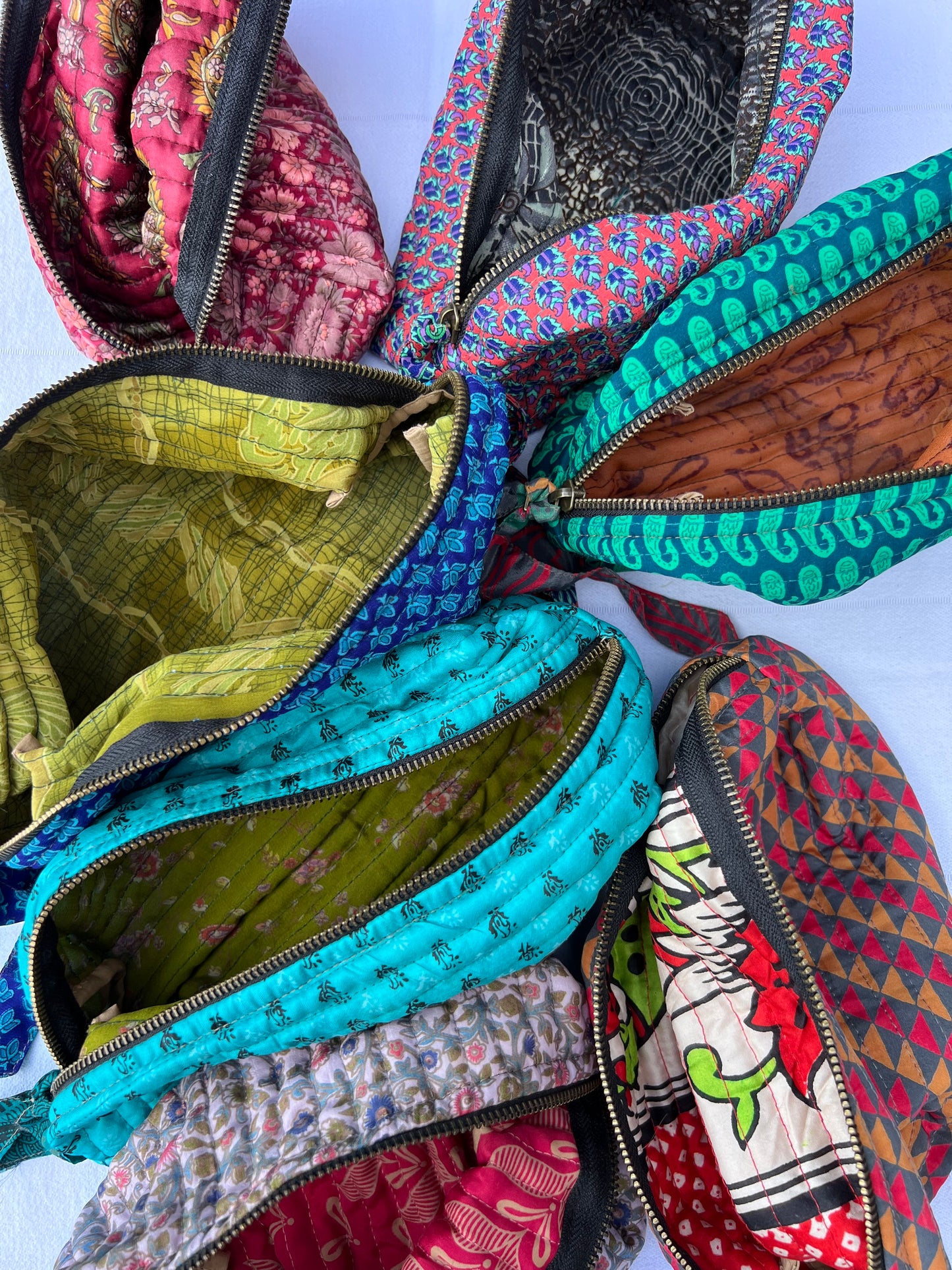 Silkie Sari Make Up Bags 💫small