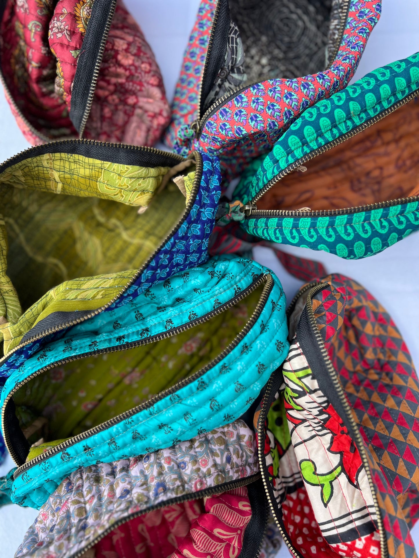 Silkie Sari Make Up Bags 💫small