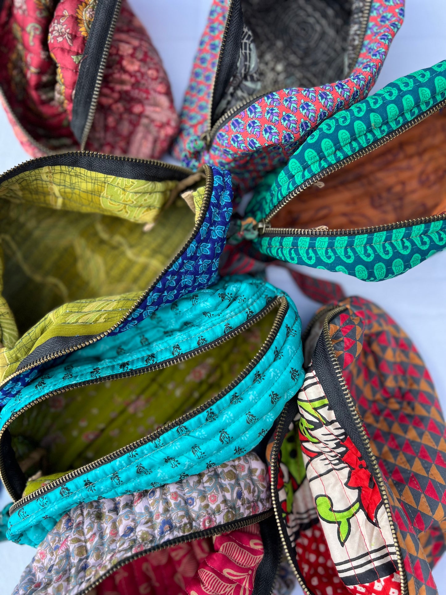 Silkie Sari Make Up Bags 💫small