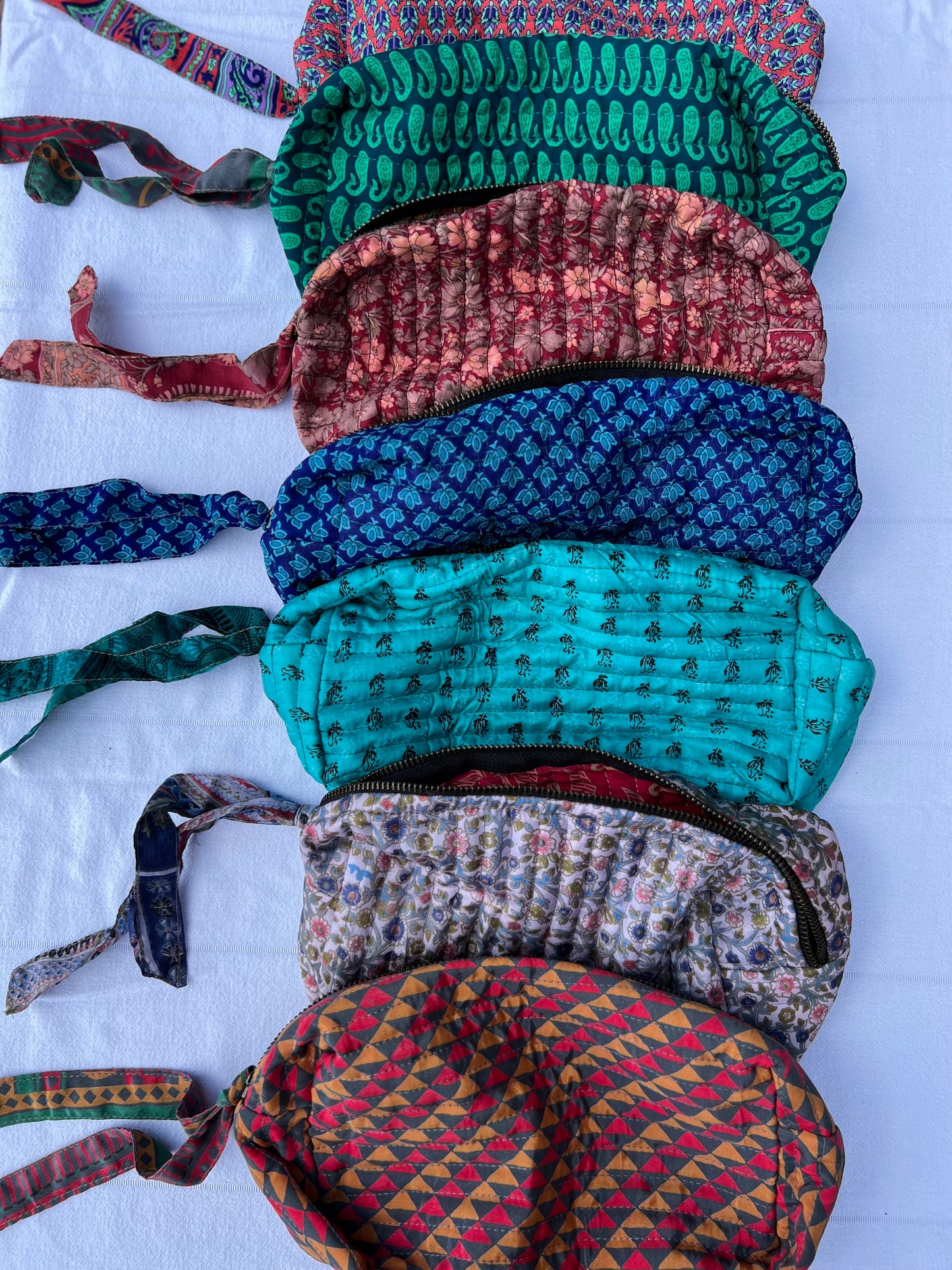 Silkie Sari Make Up Bags 💫small