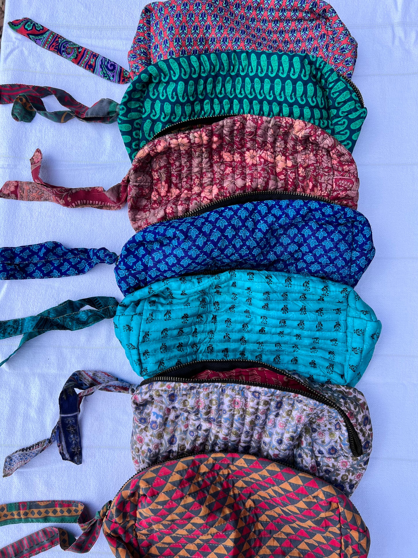 Silkie Sari Make Up Bags 💫small