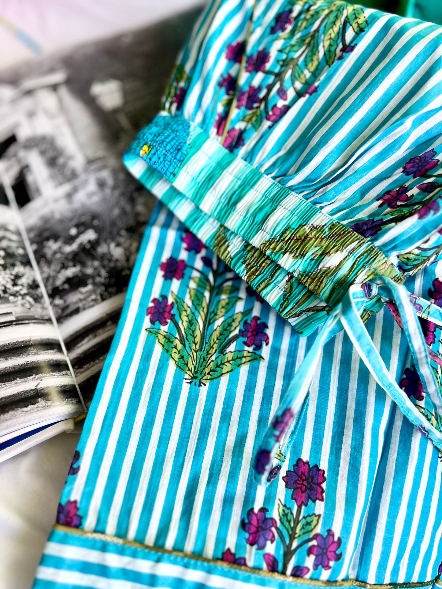 Delphine PYJAMAS Pants ~ Azure