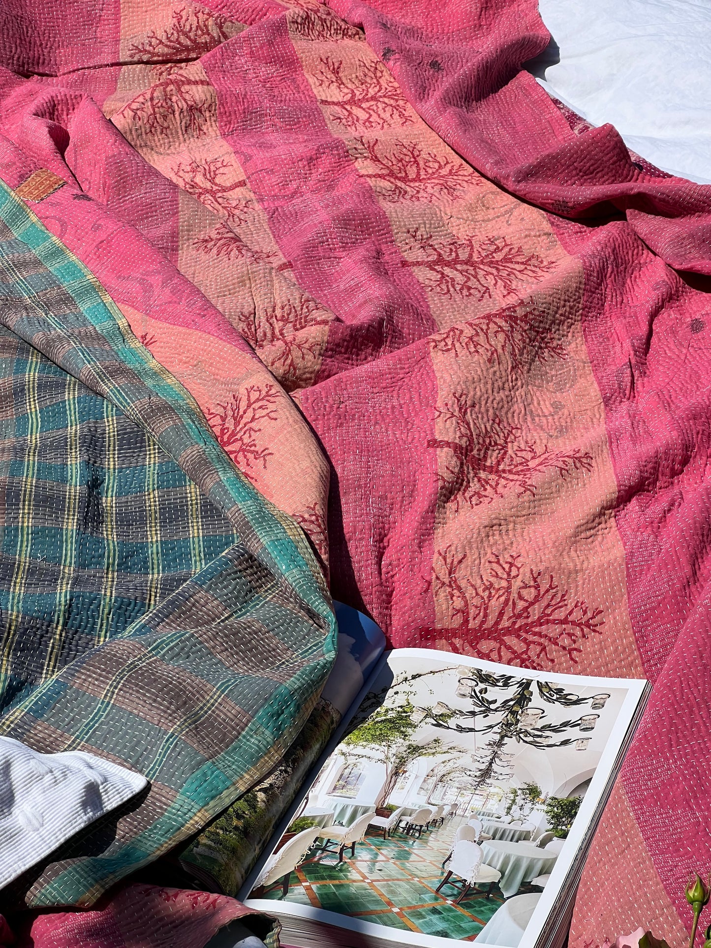 Kantha Quilt ~ Sakura