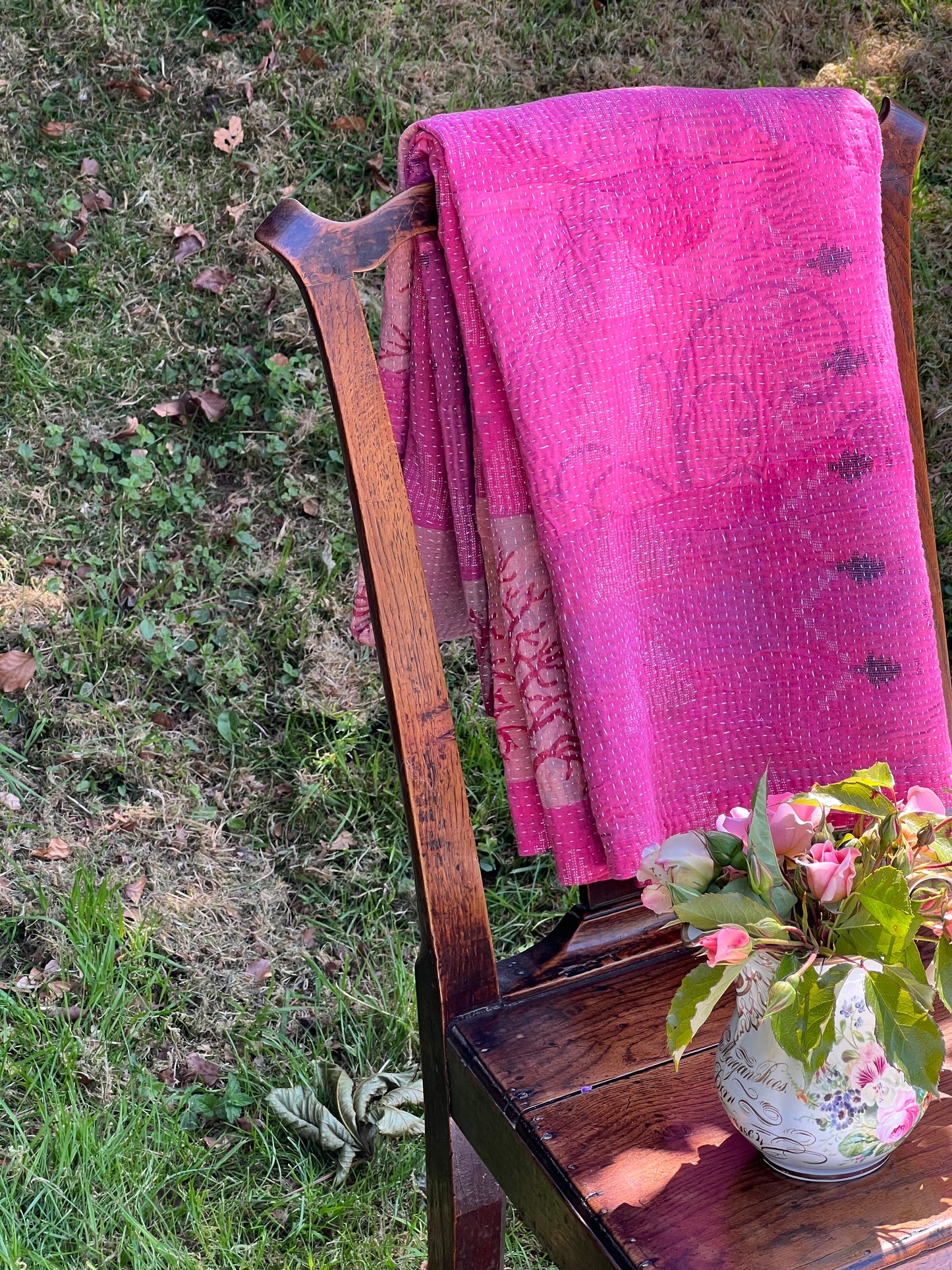Kantha Quilt ~ Sakura