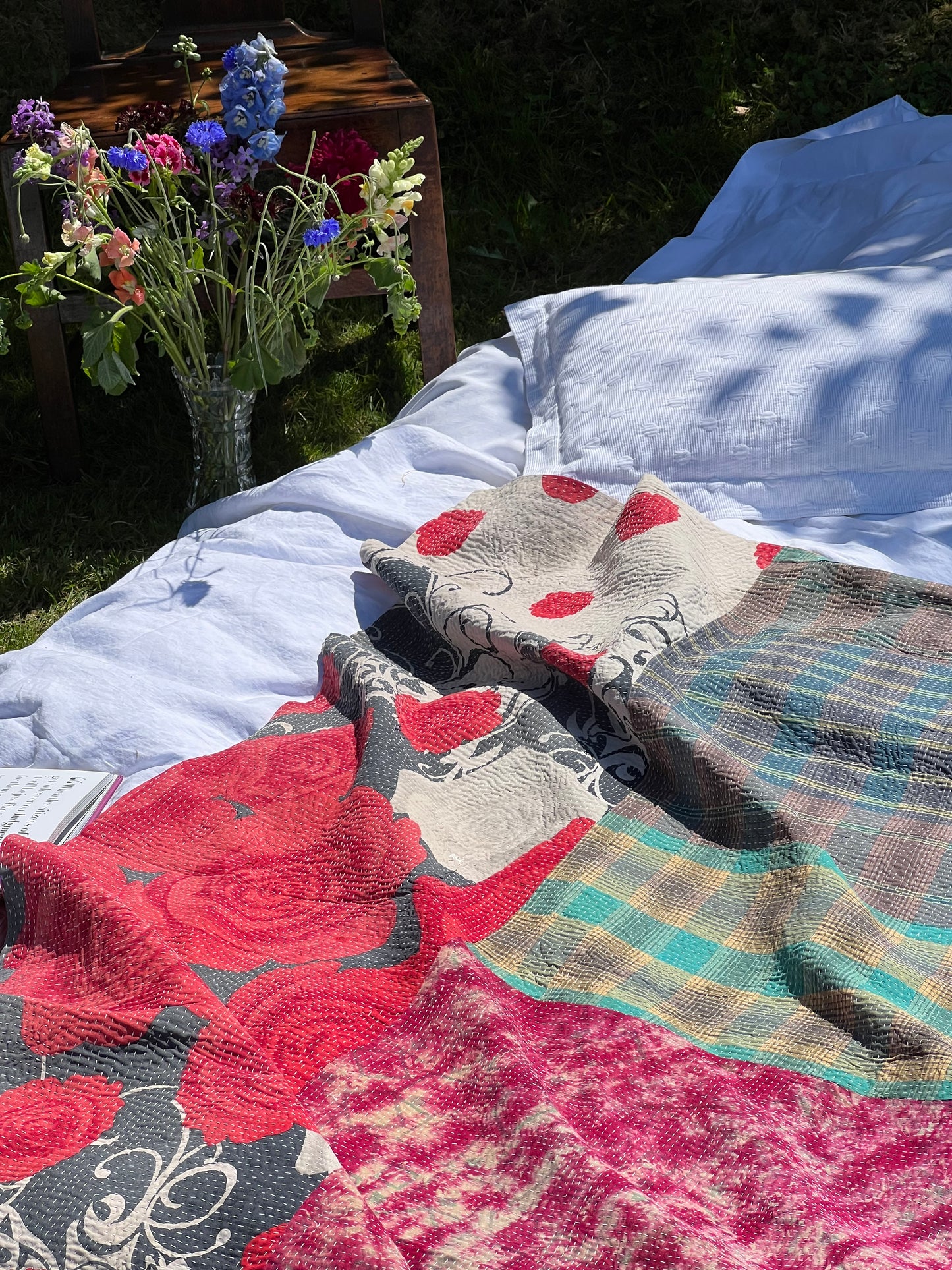 Kantha Quilt ~ Sakura