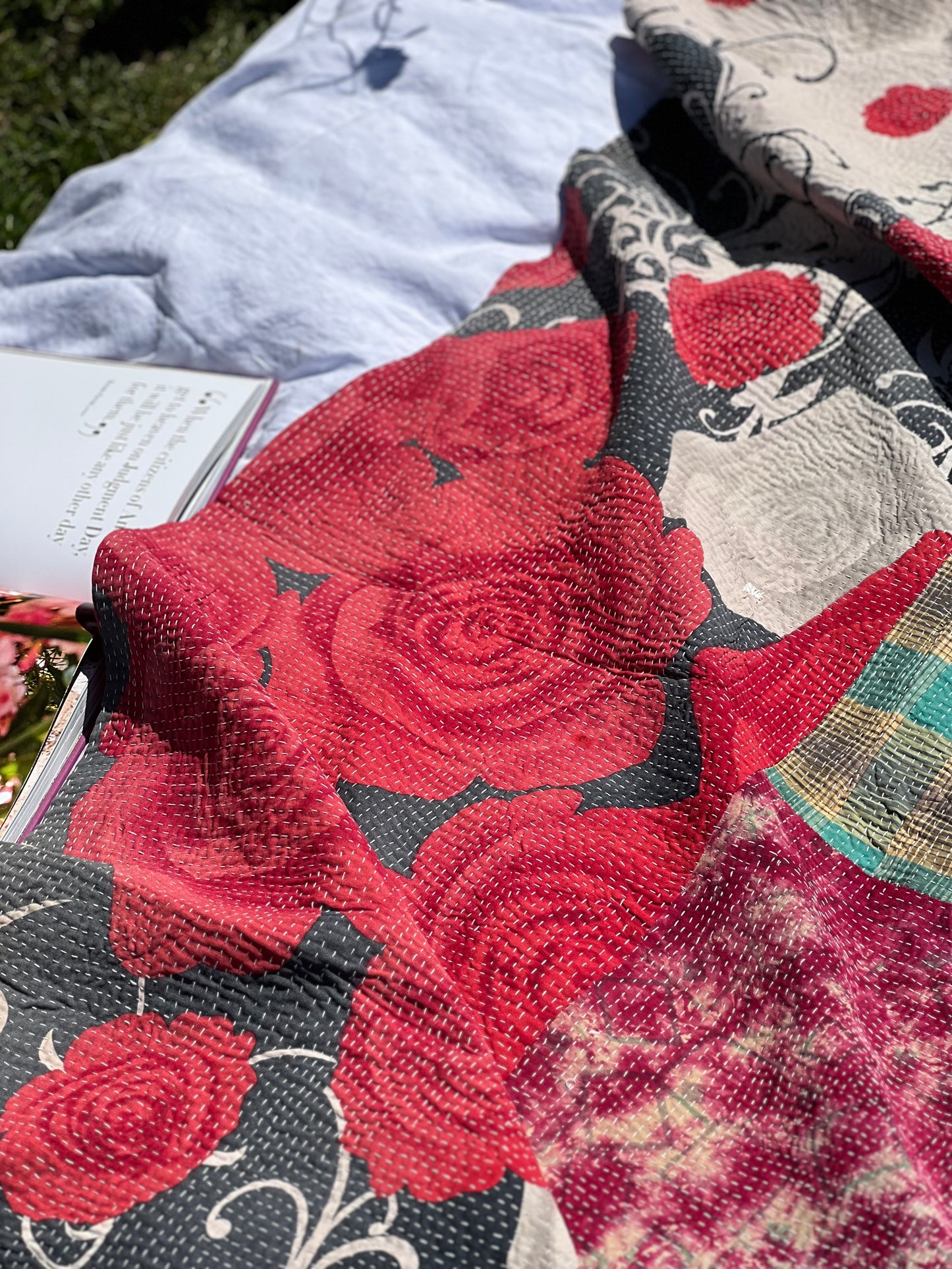 Kantha Quilt ~ Sakura