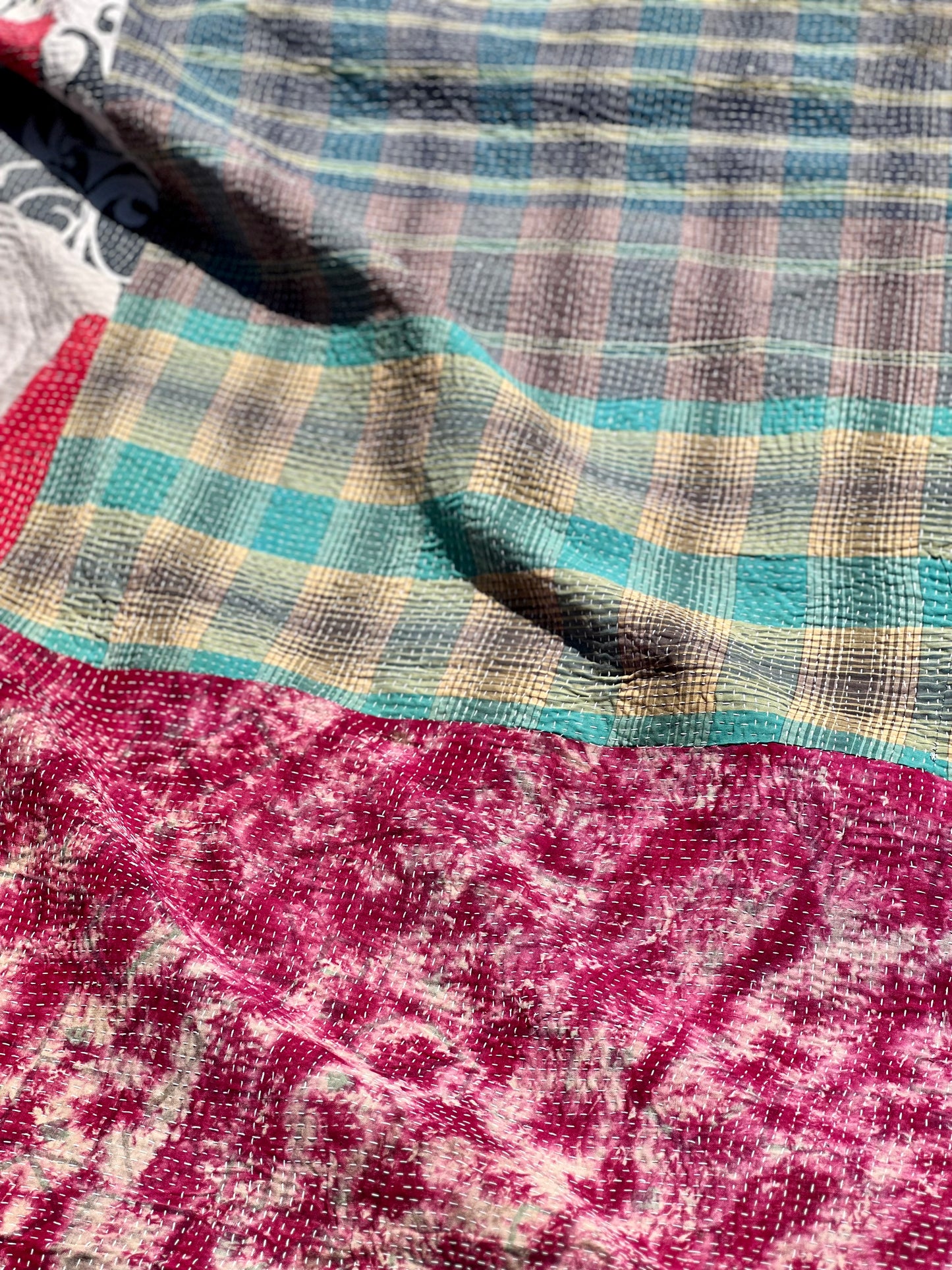 Kantha Quilt ~ Sakura