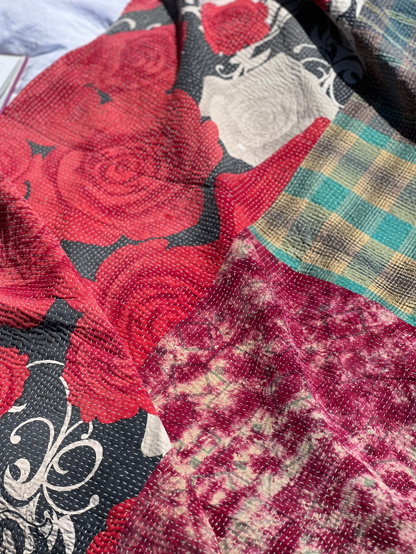 Kantha Quilt ~ Sakura