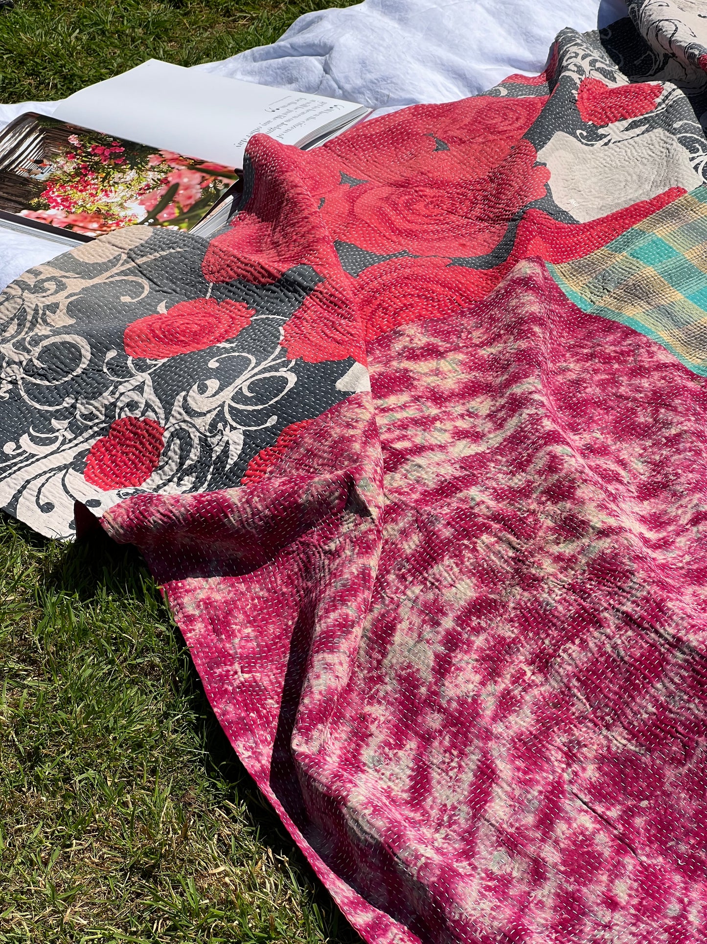 Kantha Quilt ~ Sakura