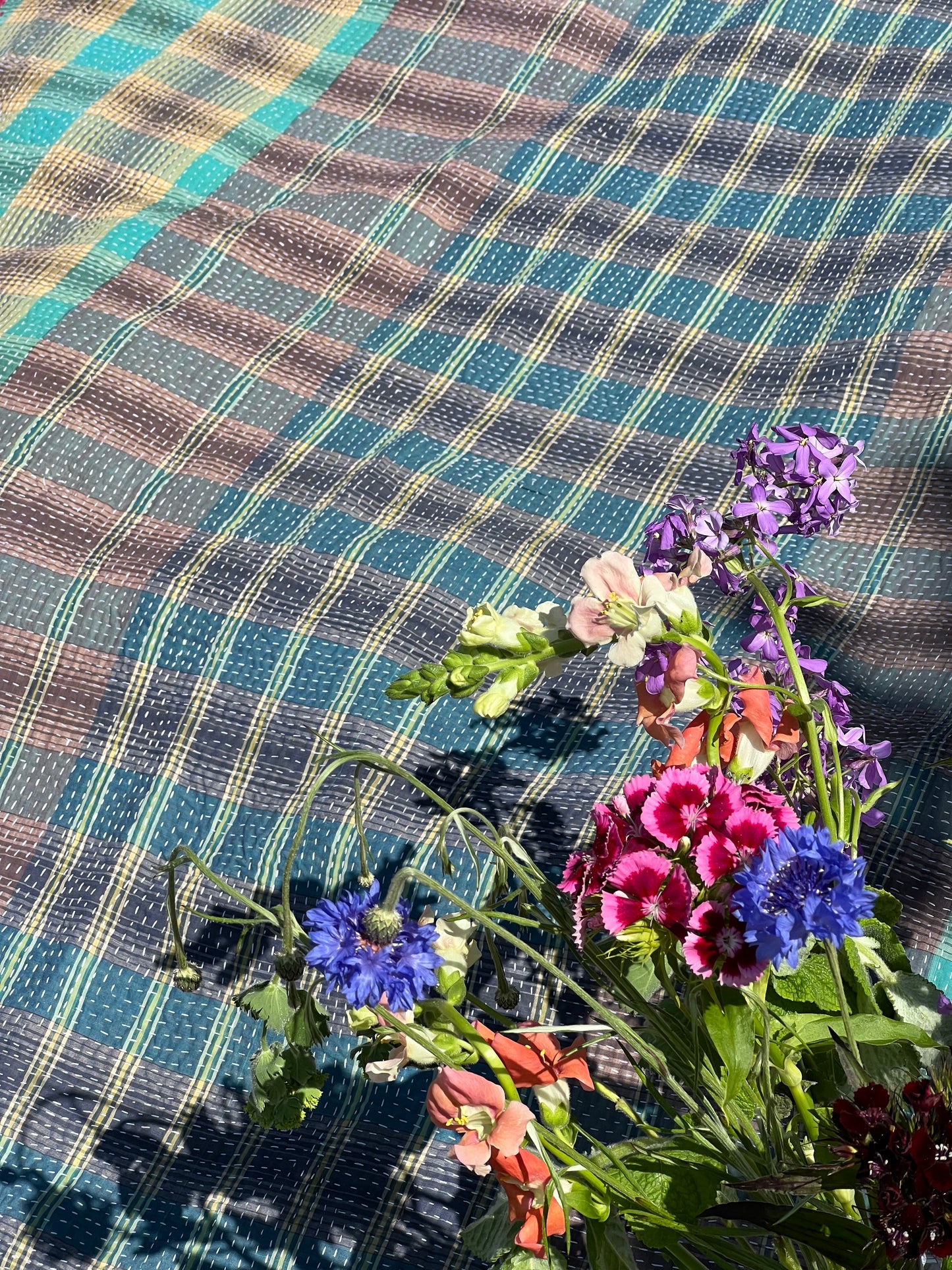 Kantha Quilt ~ Sakura