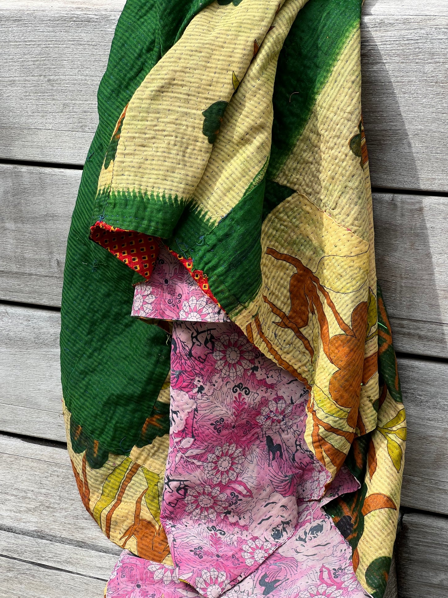 Kantha Quilt ~ Florence