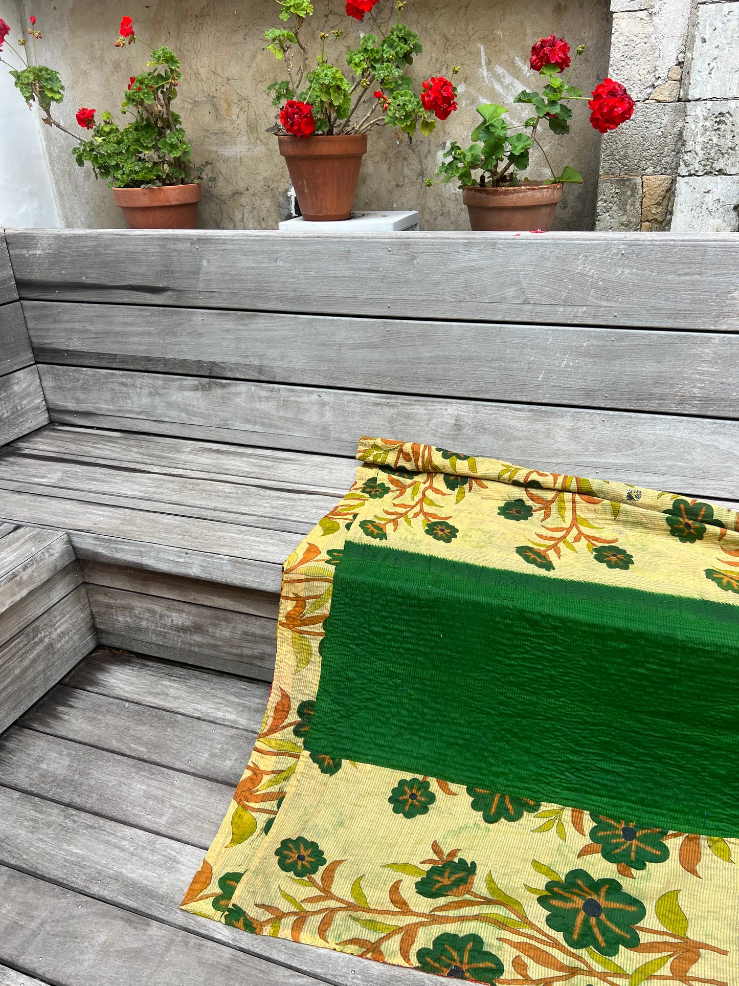 Kantha Quilt ~ Florence