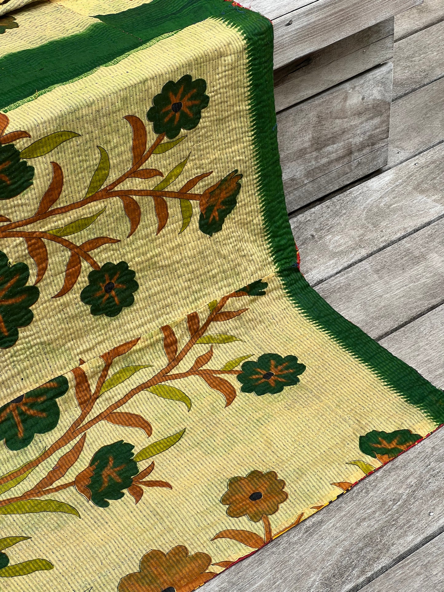 Kantha Quilt ~ Florence