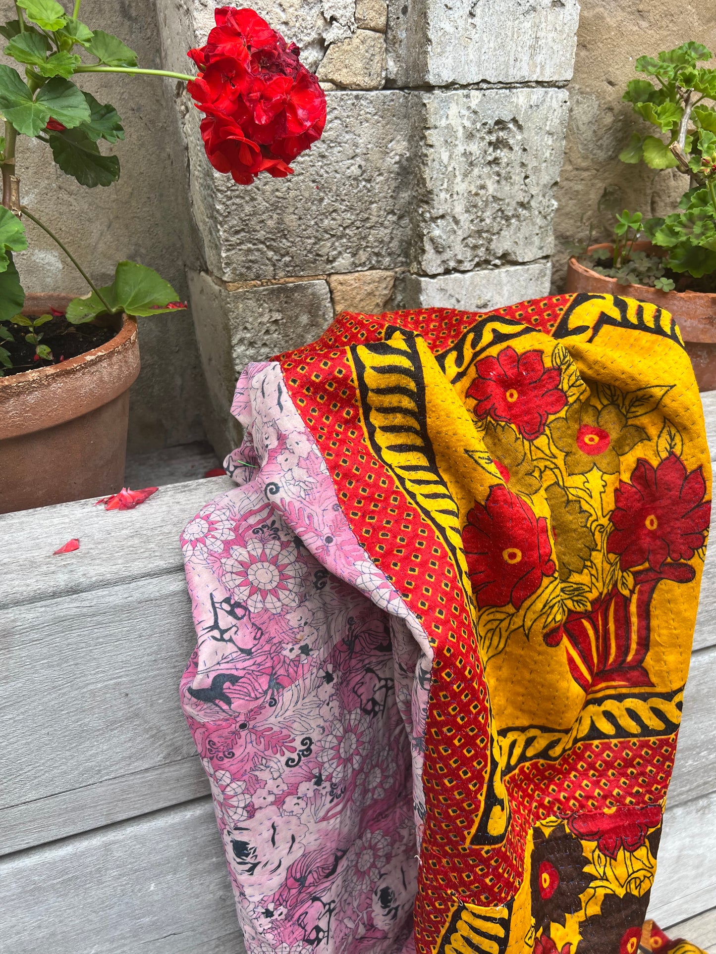 Kantha Quilt ~ Florence