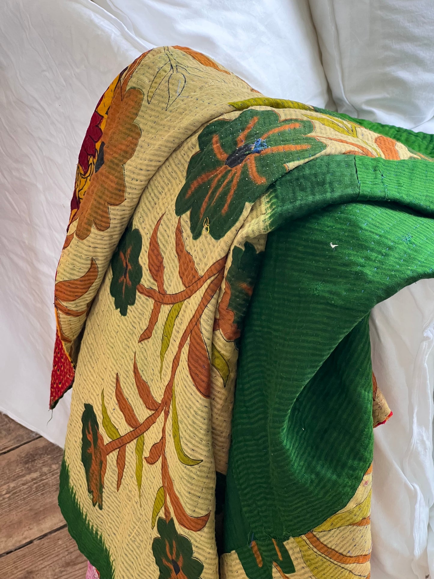 Kantha Quilt ~ Florence