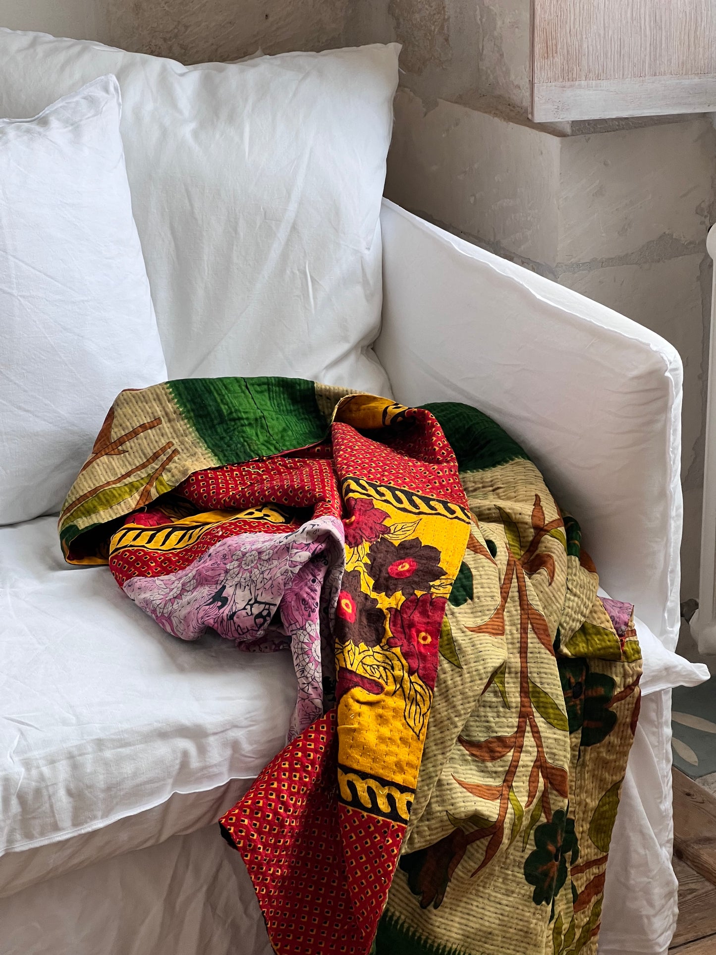 Kantha Quilt ~ Florence