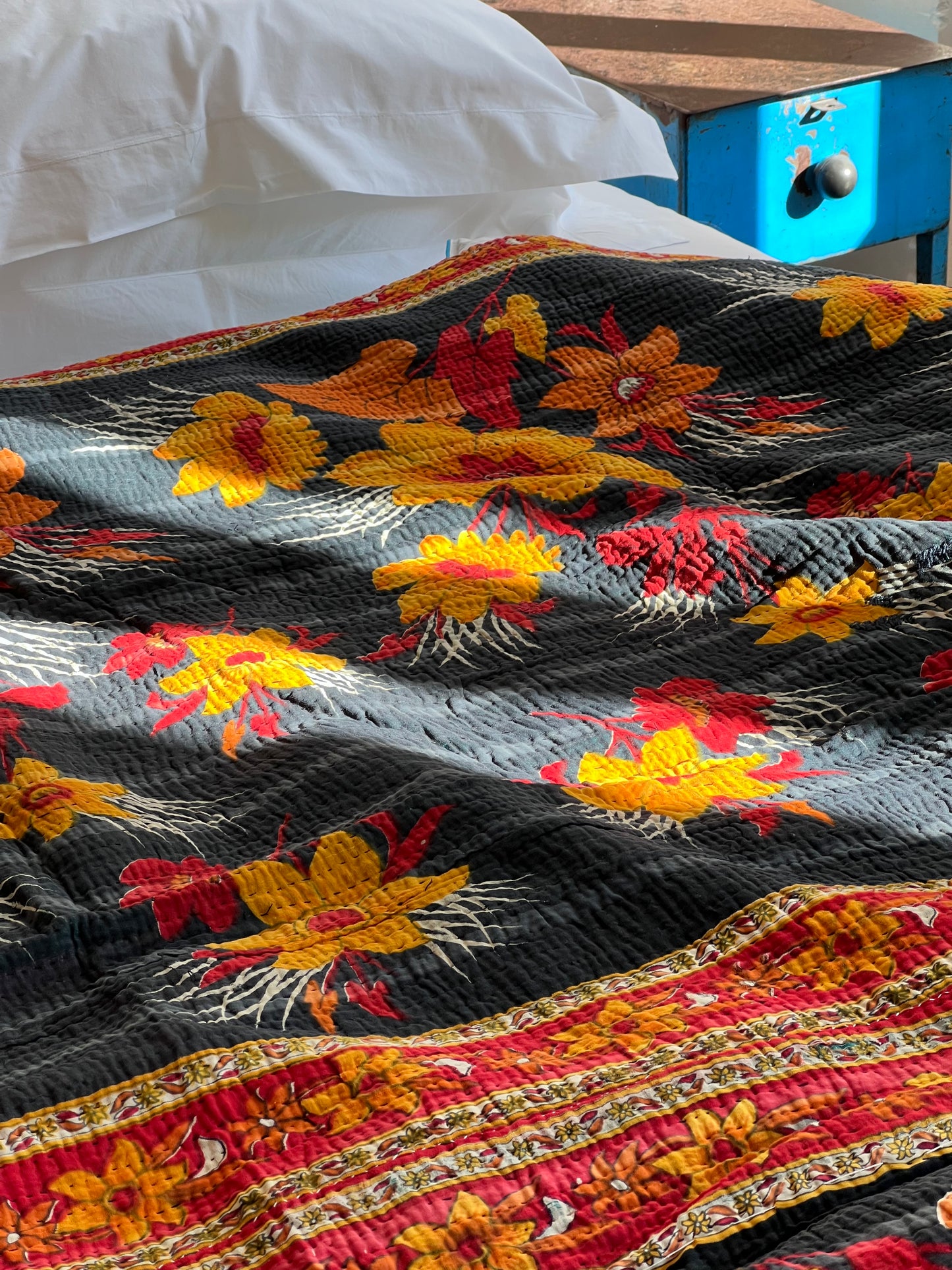 Kantha Quilt ~ Rochelle
