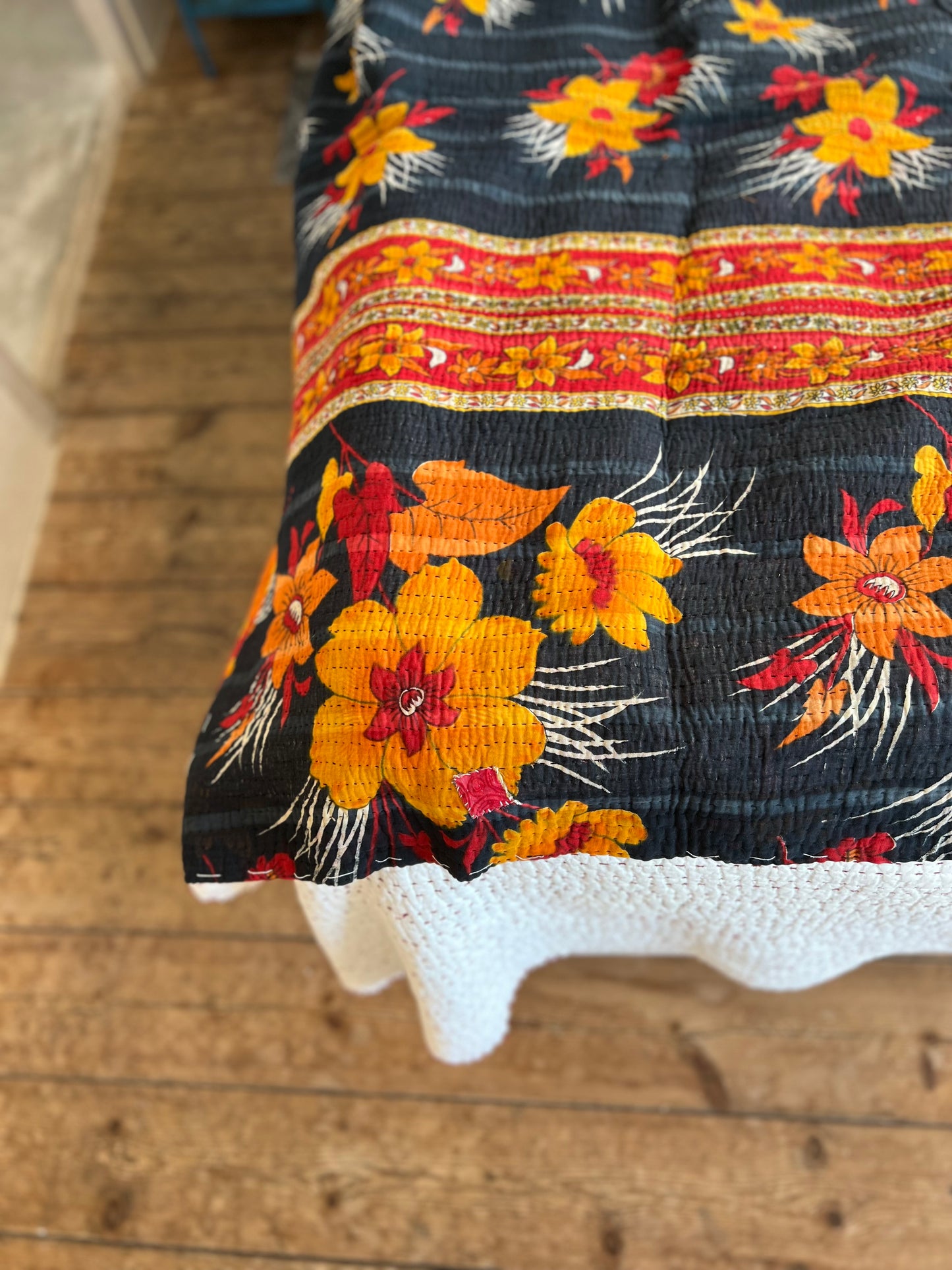 Kantha Quilt ~ Rochelle