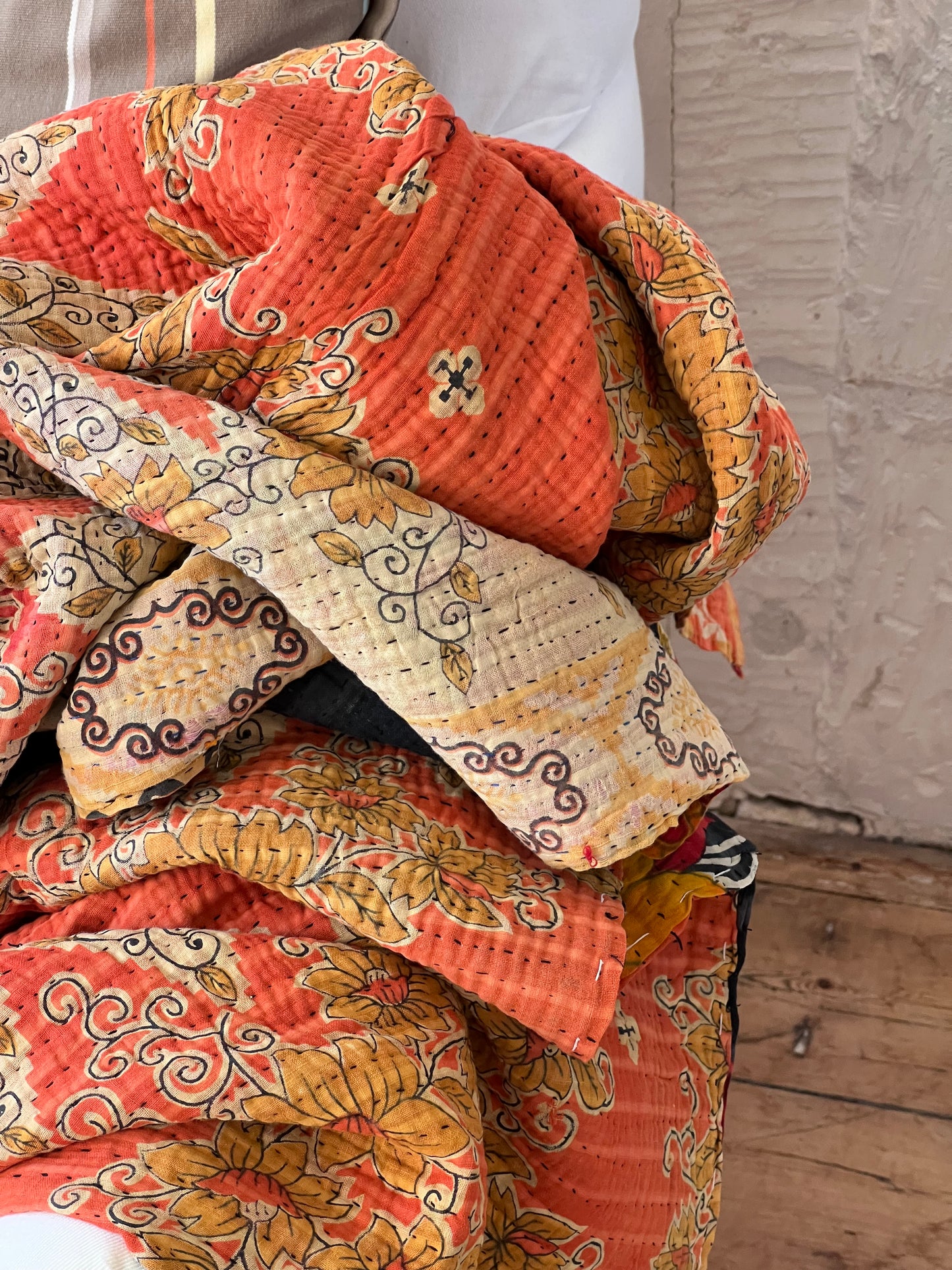 Kantha Quilt ~ Rochelle