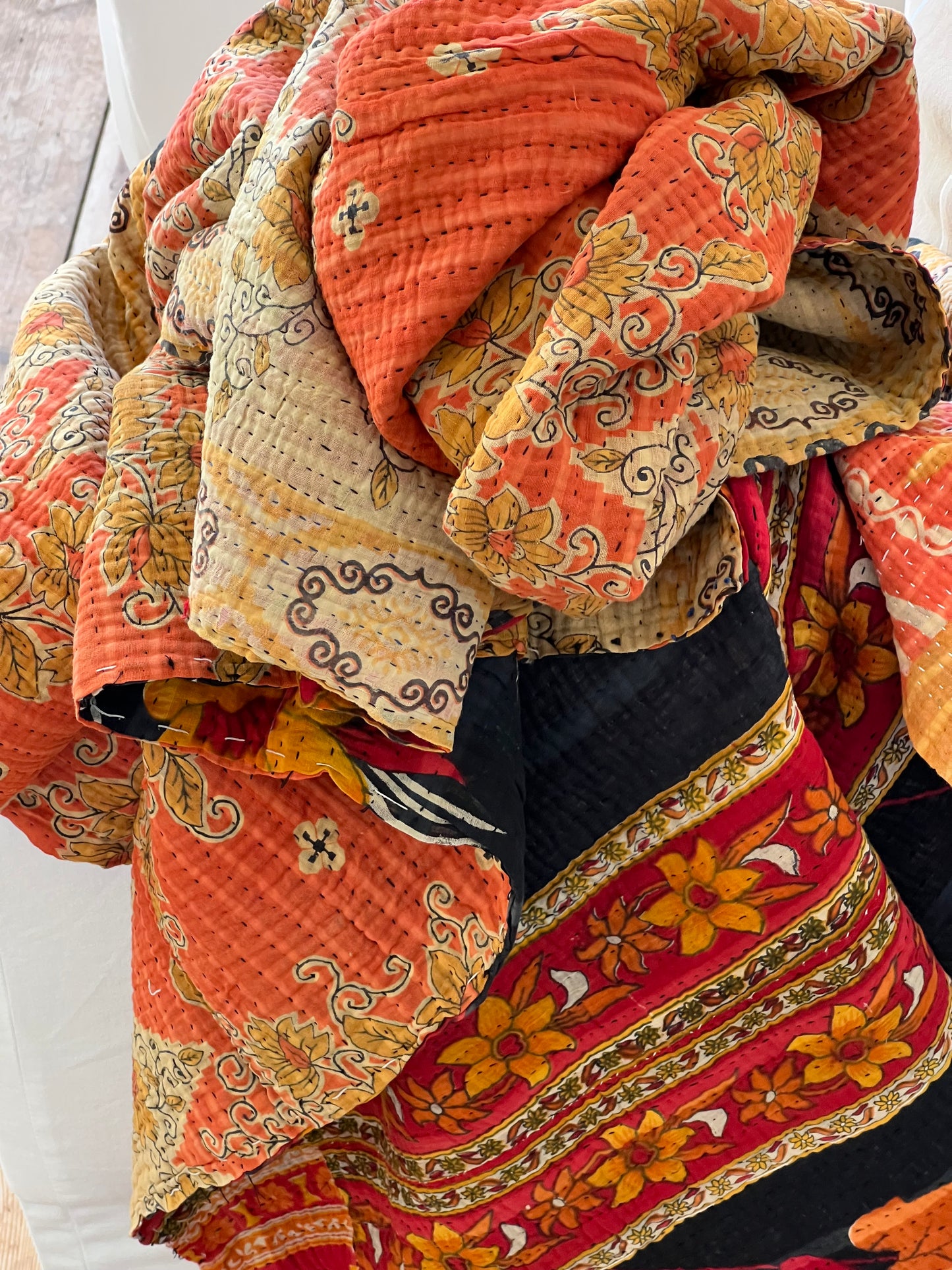 Kantha Quilt ~ Rochelle