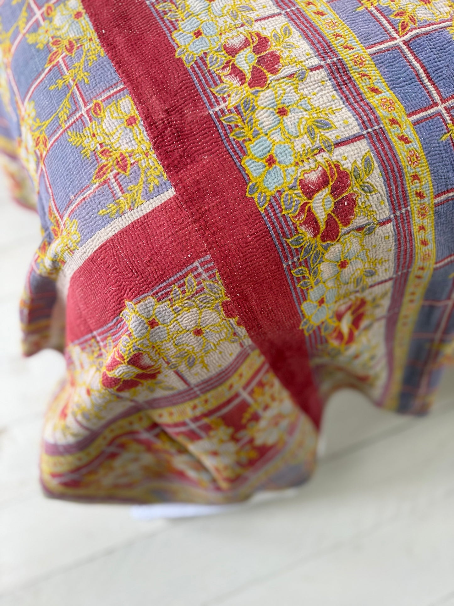 Kantha Quilt ~ Ruby Lavender