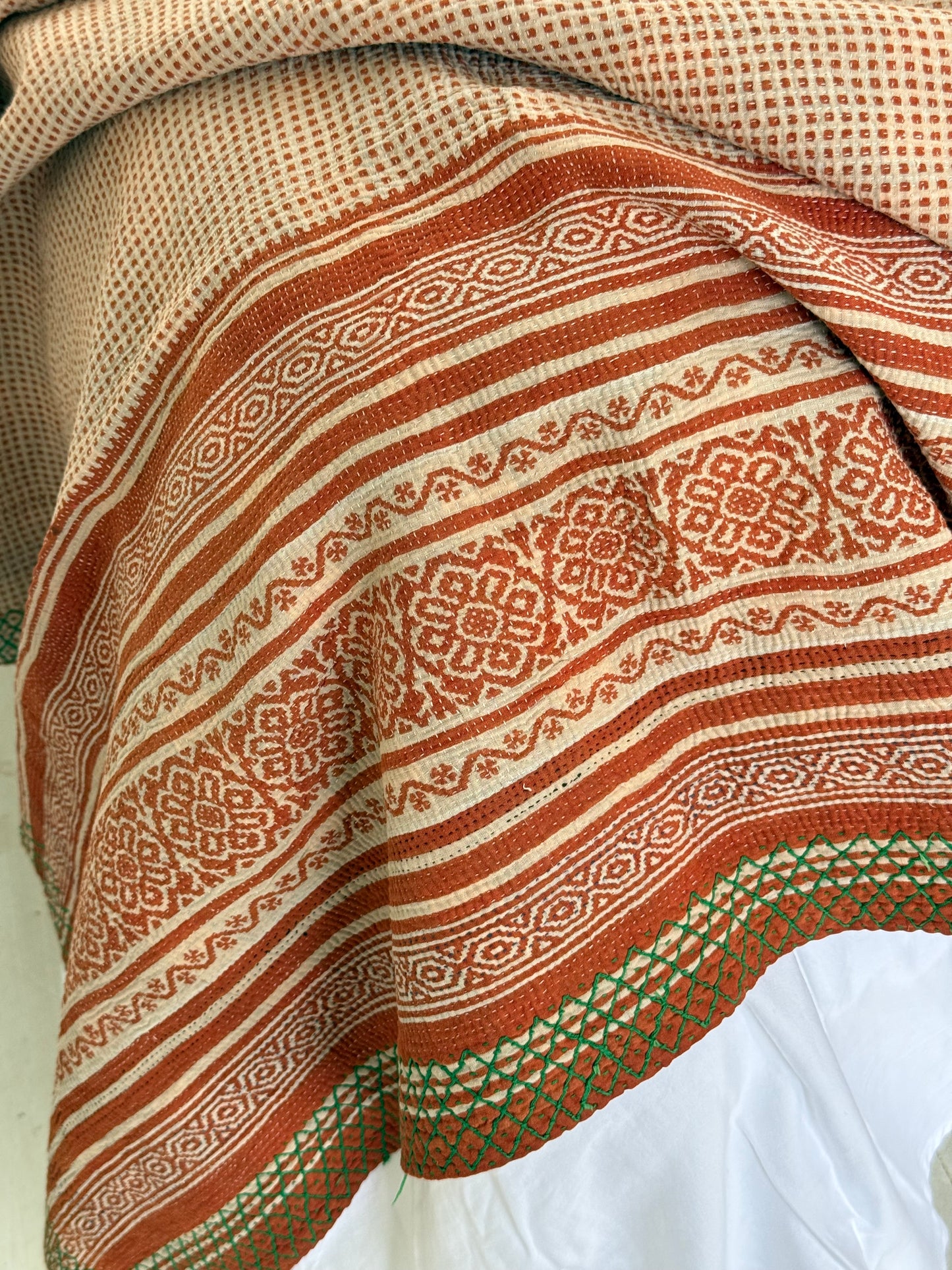 Kantha Quilt ~ Ruby Lavender