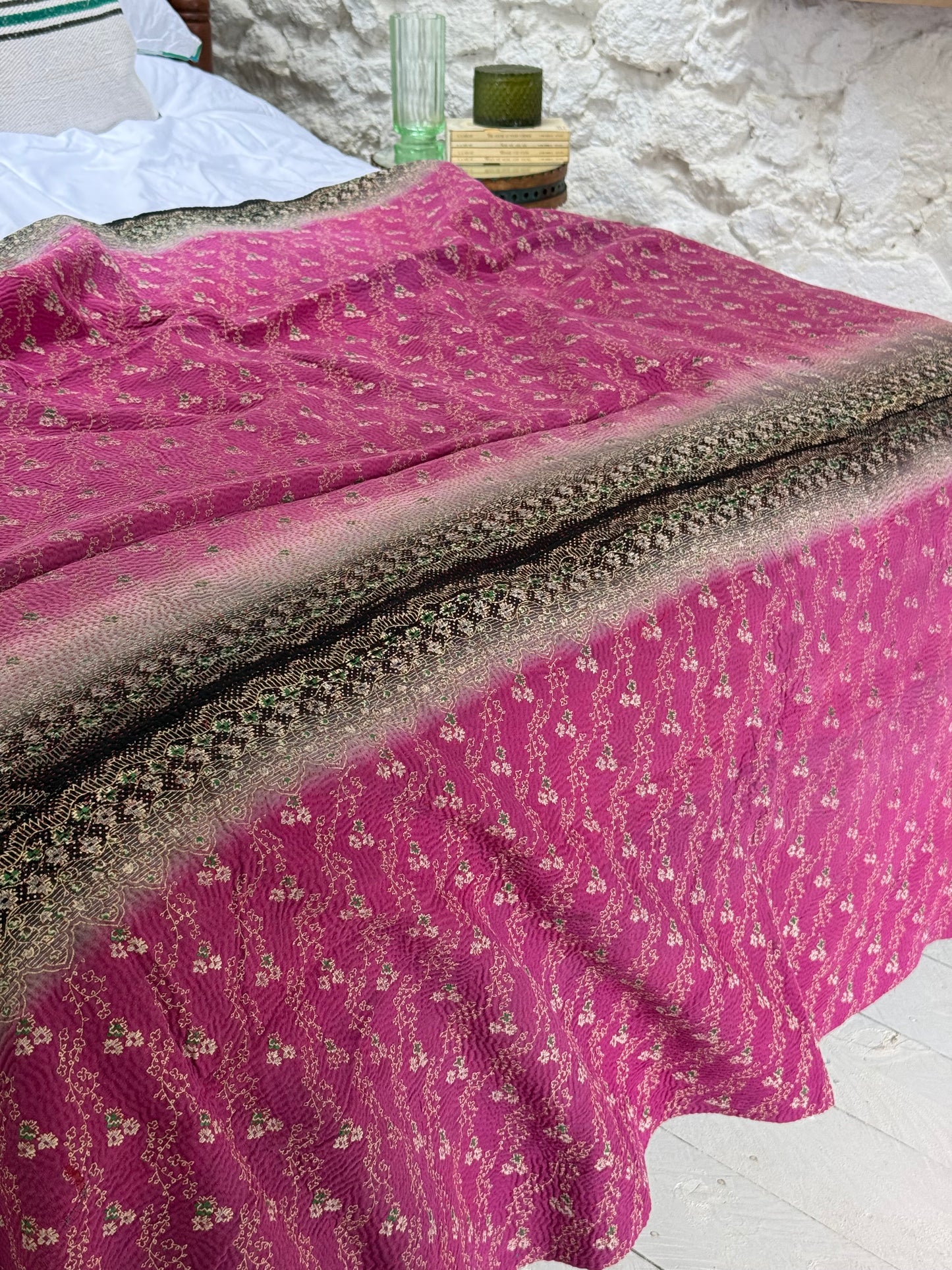 Kantha Quilt ~ Loveday