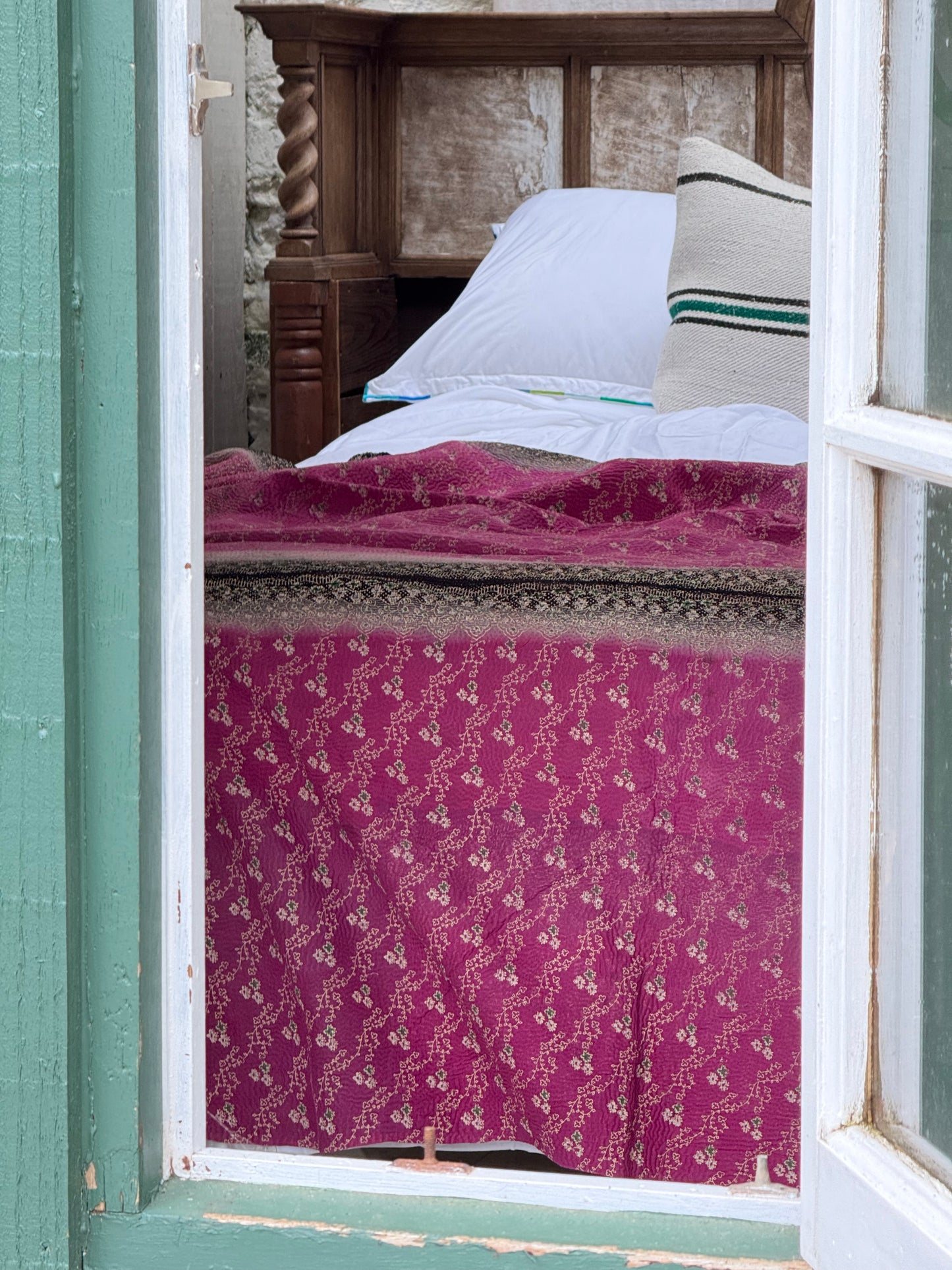Kantha Quilt ~ Loveday
