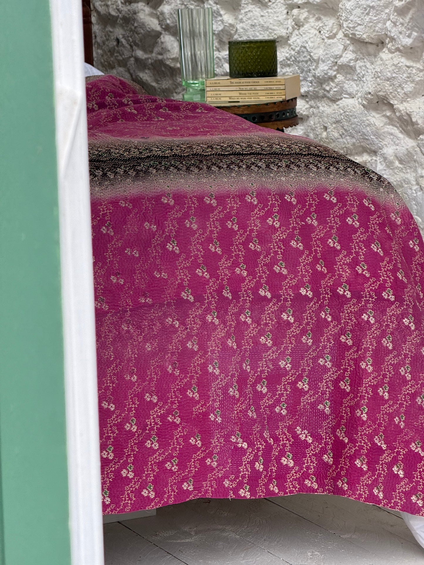 Kantha Quilt ~ Loveday