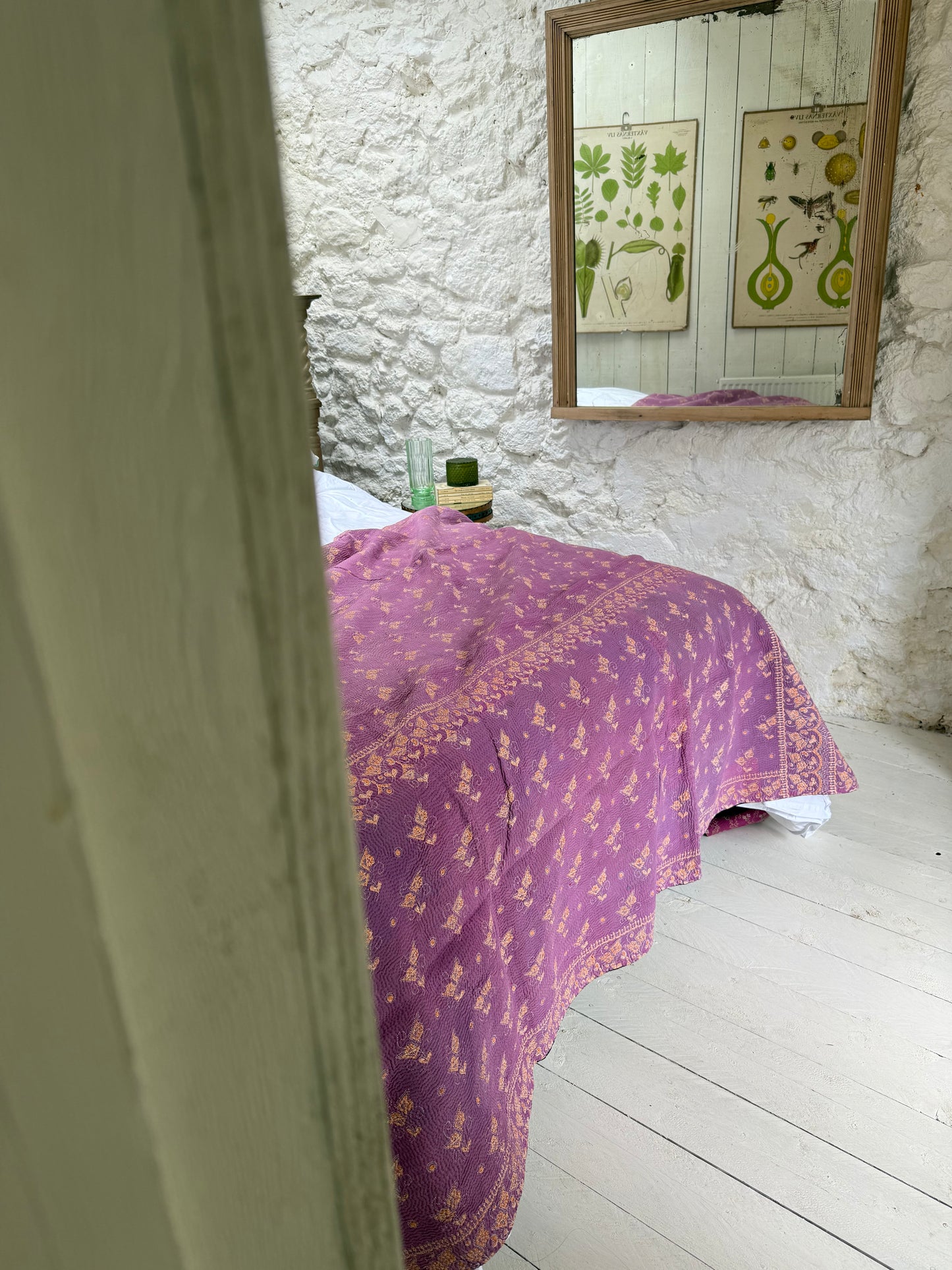 Kantha Quilt ~ Loveday