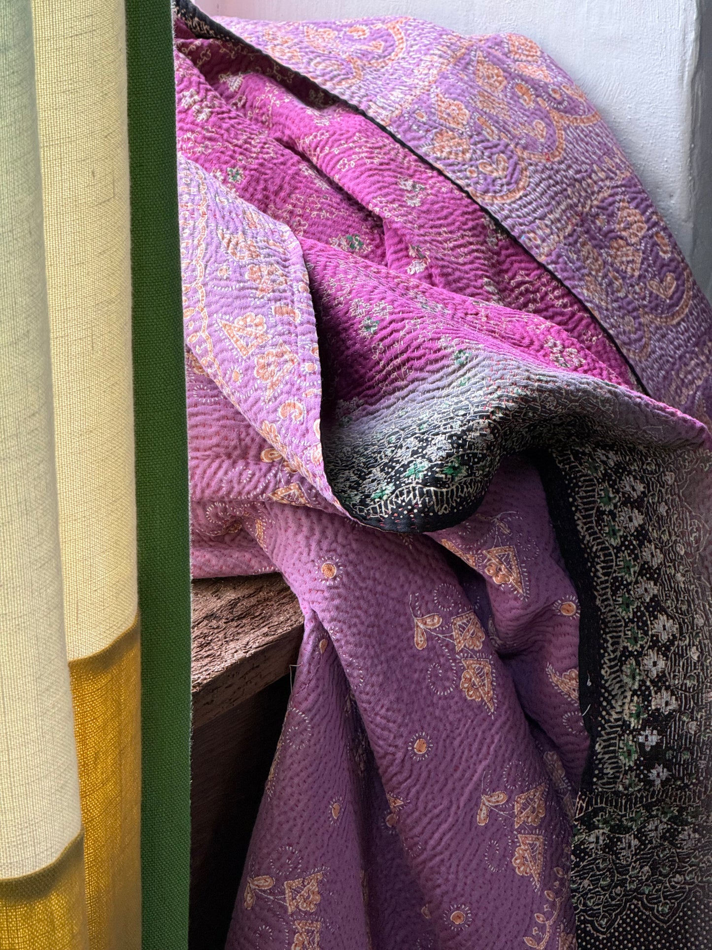 Kantha Quilt ~ Loveday