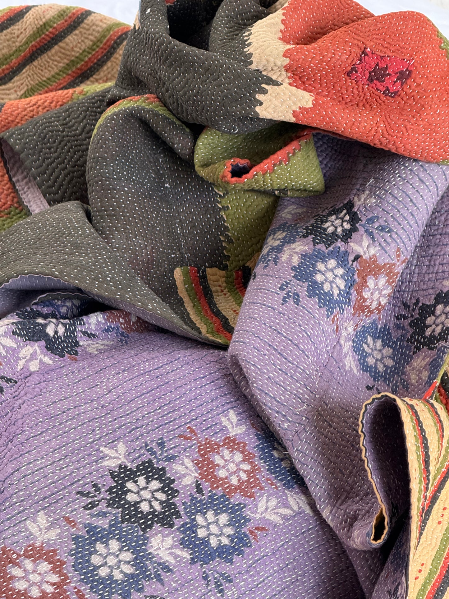 Kantha Quilt ~ Stevie