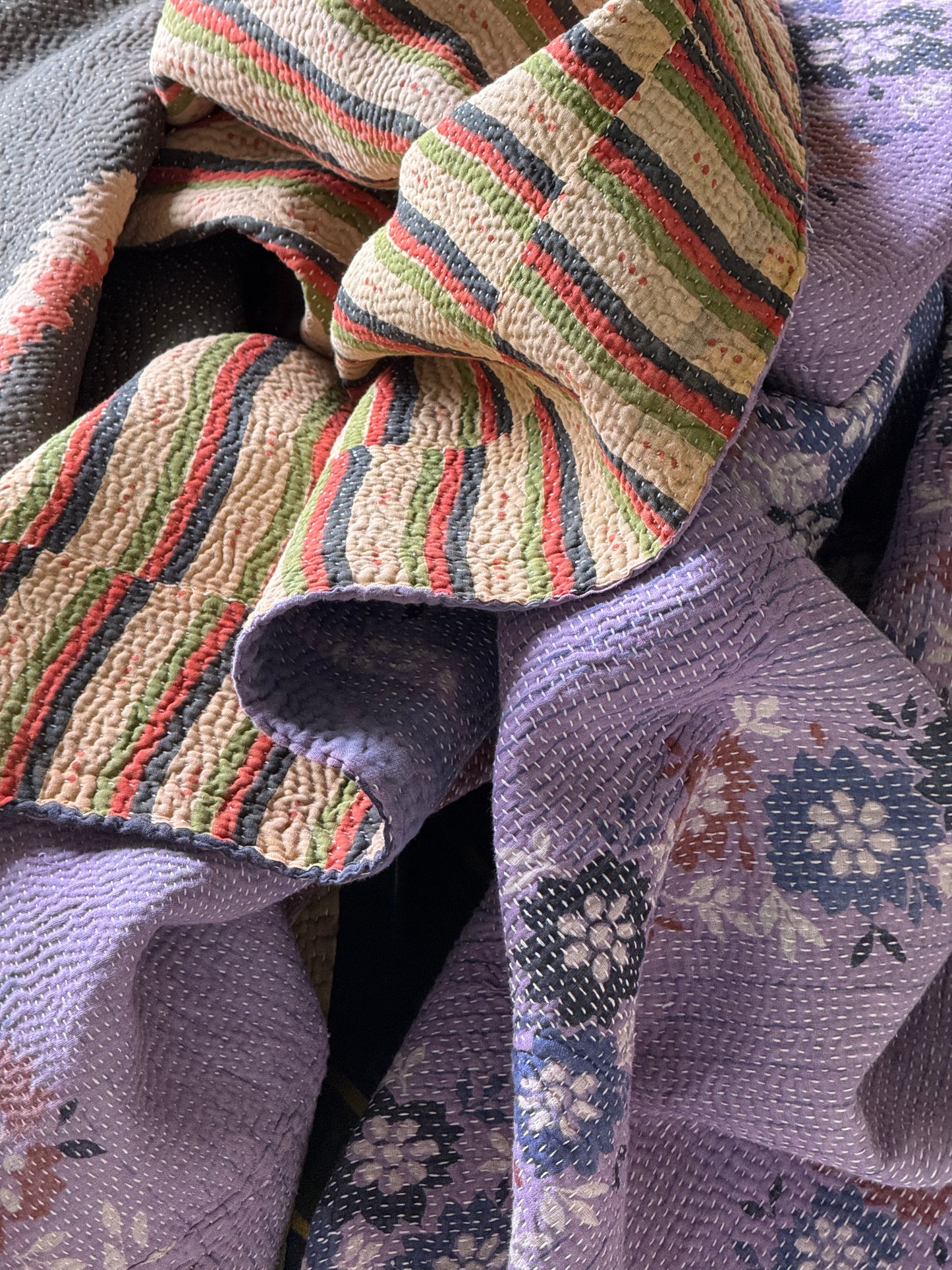 Kantha Quilt ~ Stevie