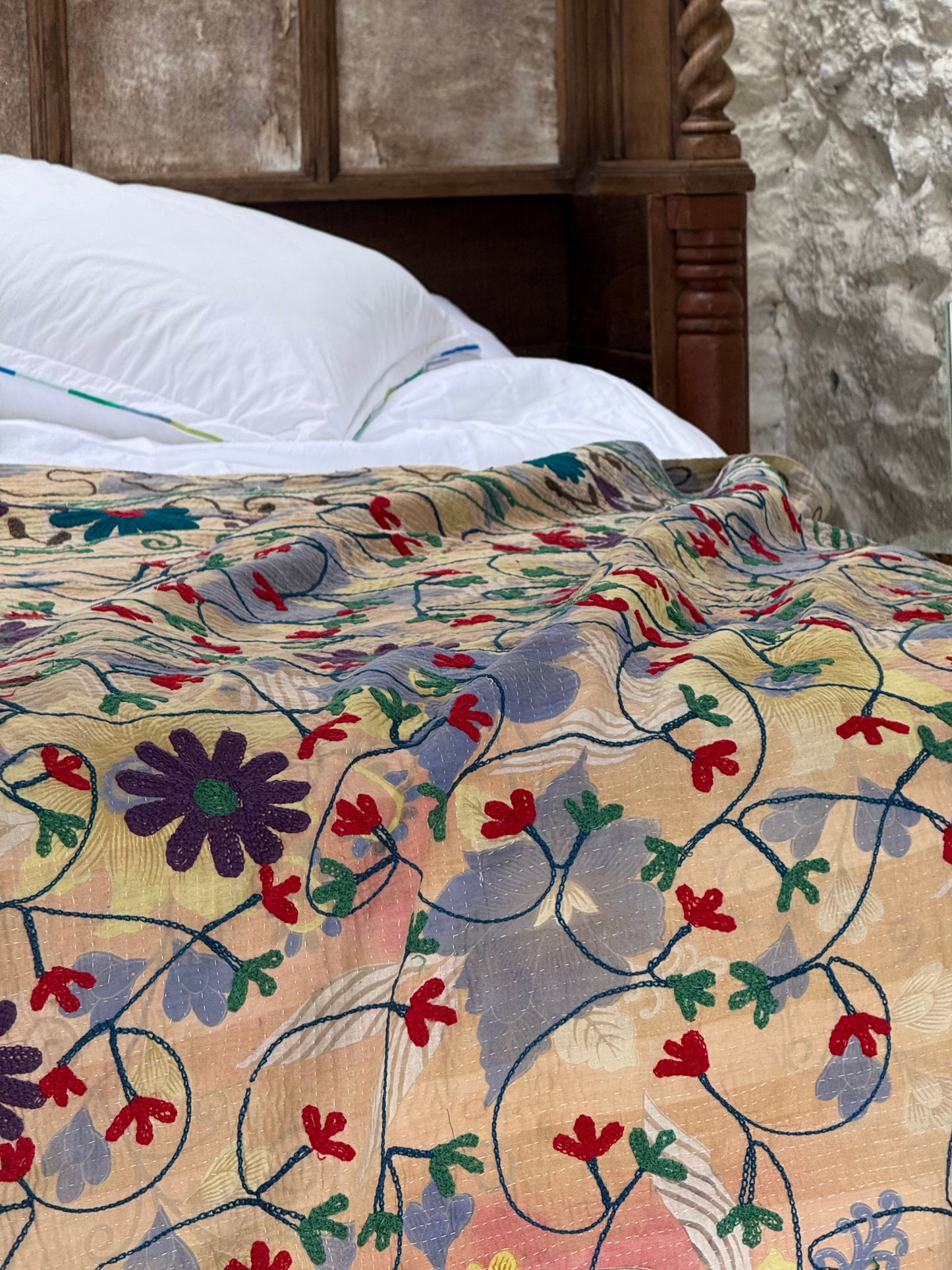 SUZANI Kantha Quilt ~ Bloomsbury