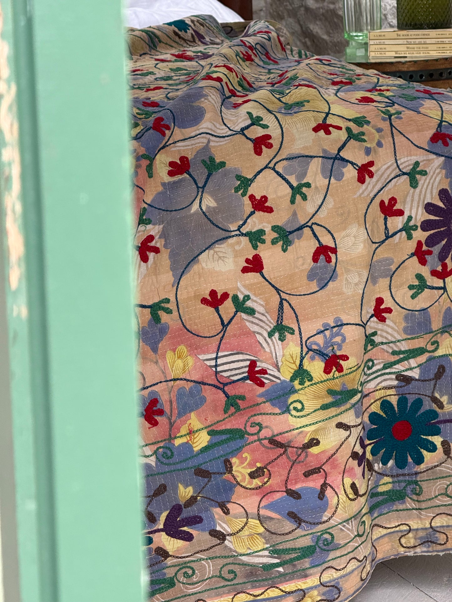 SUZANI Kantha Quilt ~ Bloomsbury