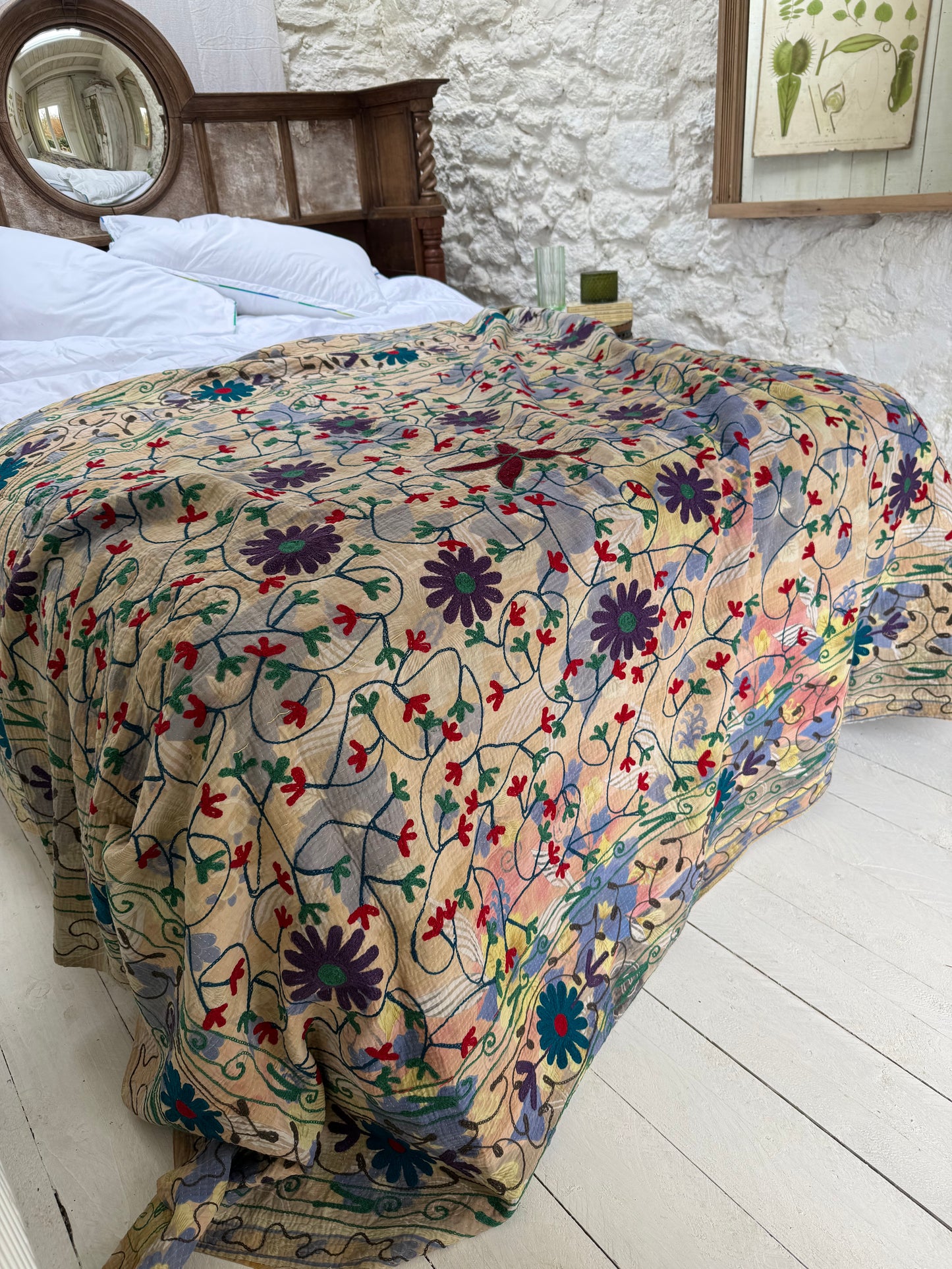SUZANI Kantha Quilt ~ Bloomsbury