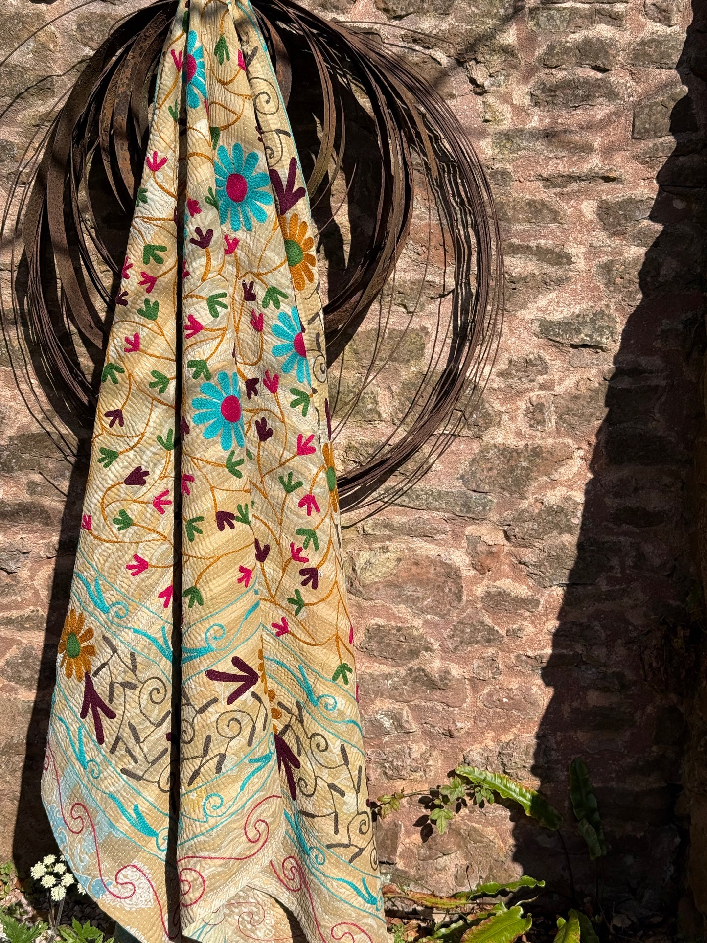 SUZANI Kantha Quilt ~ Alice