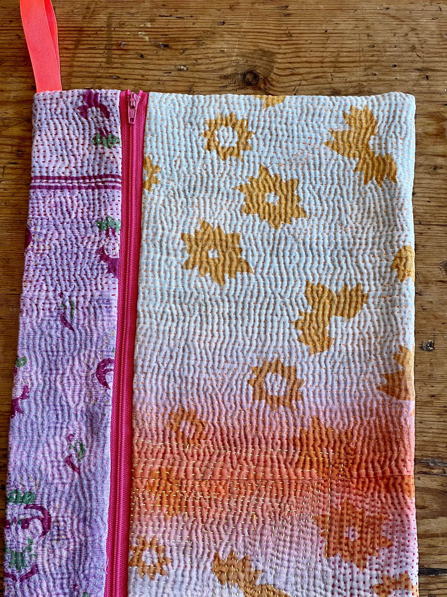 Beauty Bag ~ Kantha Pouch Pocket ~ Every Day Pouch